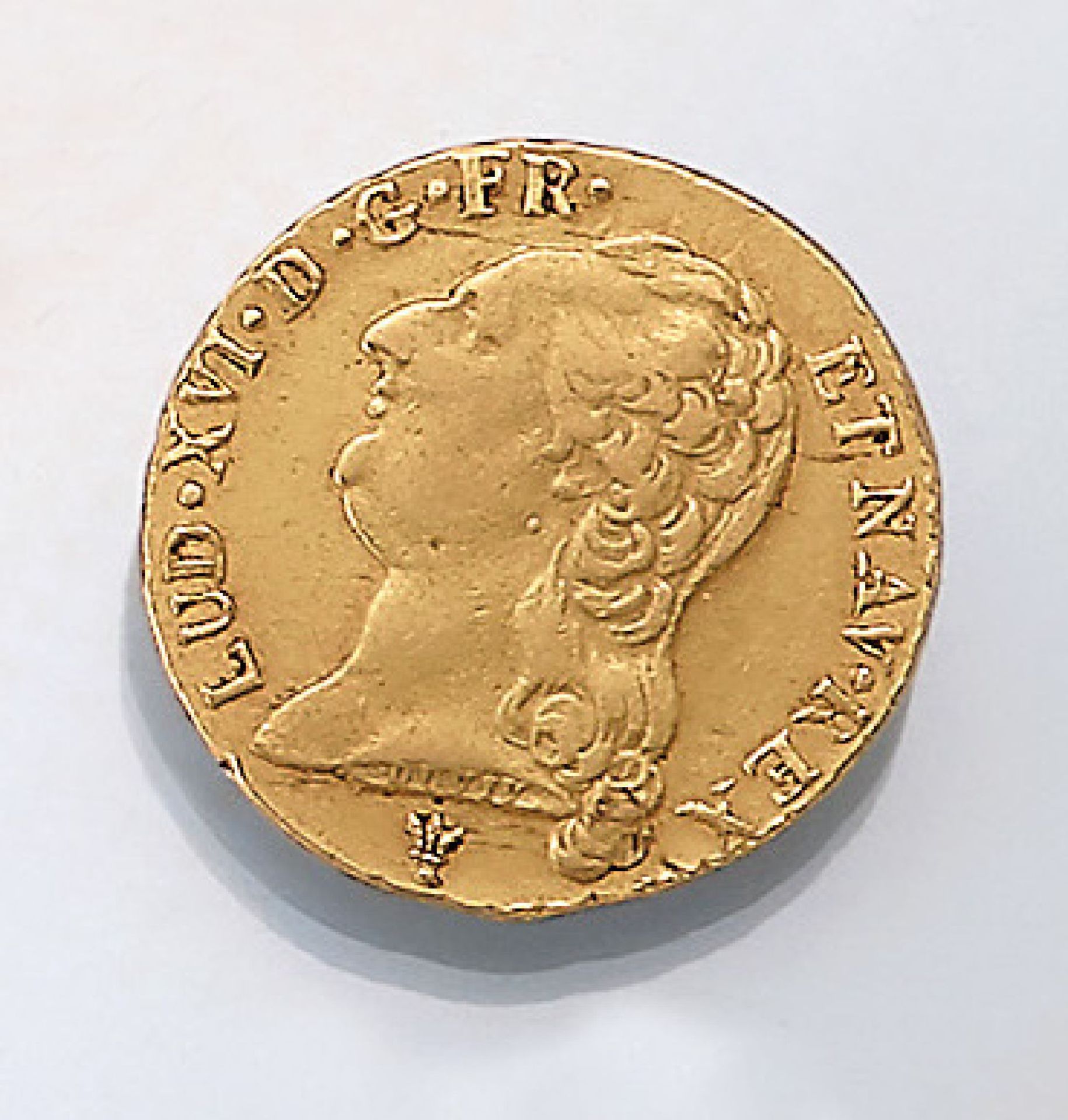 Goldmünze, Louis d'Or, Frankreich, 1789, Ludwig XVI.,