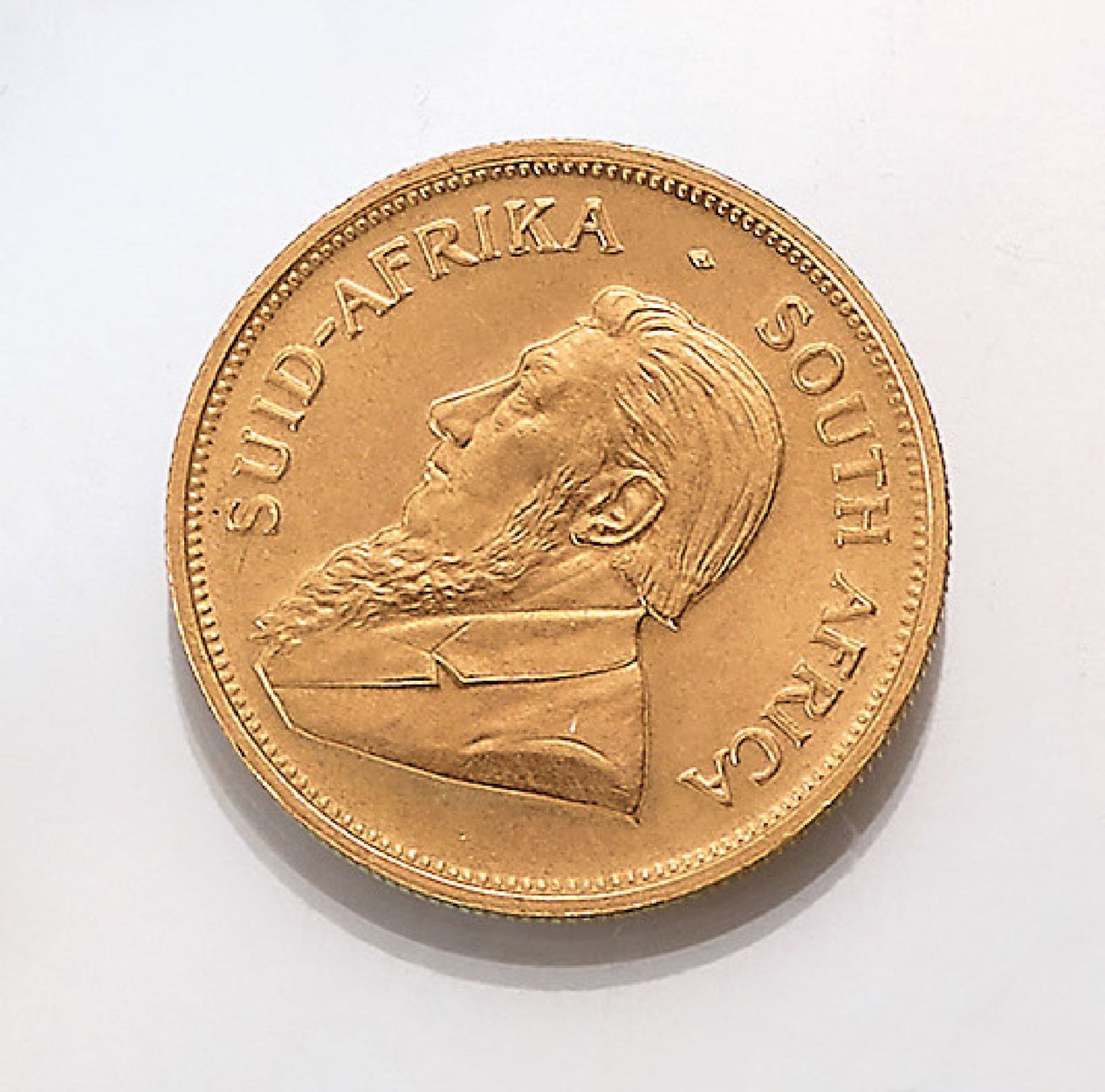 Goldmünze, Krügerrand, Südafrika, 1973, Springbock,