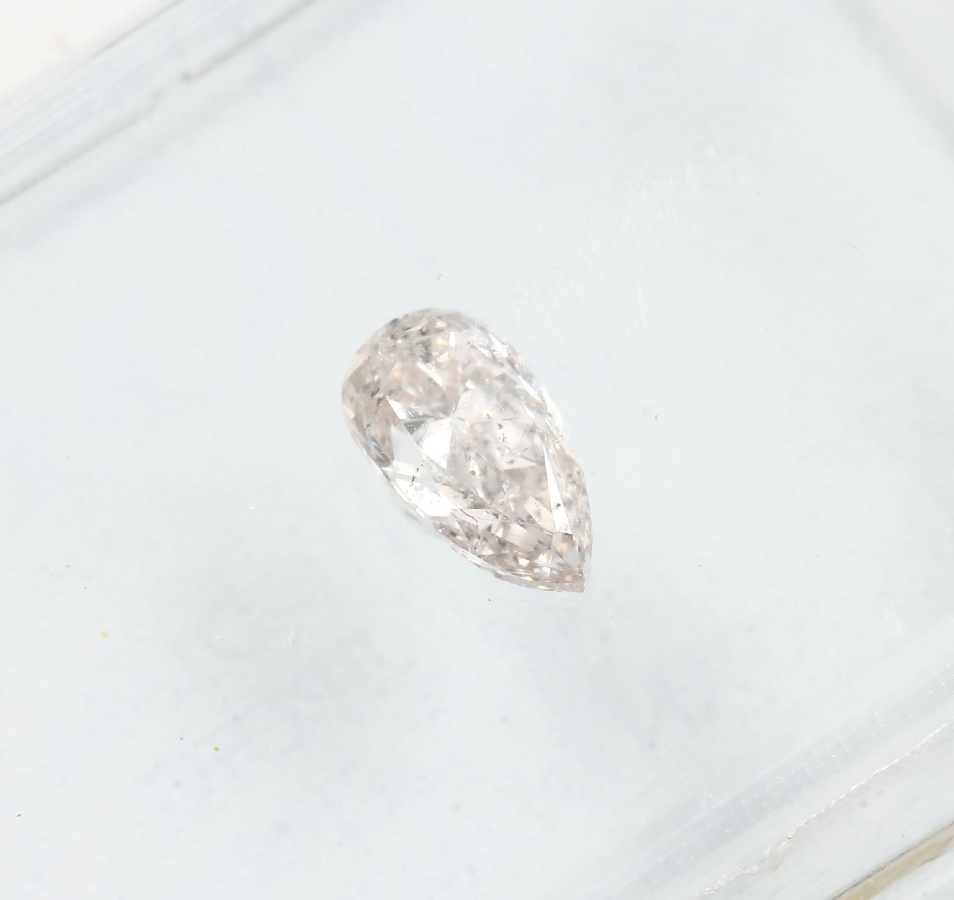 Eingeschweißter Diamant-Tropfen 0.27 ct natural light - Image 2 of 4