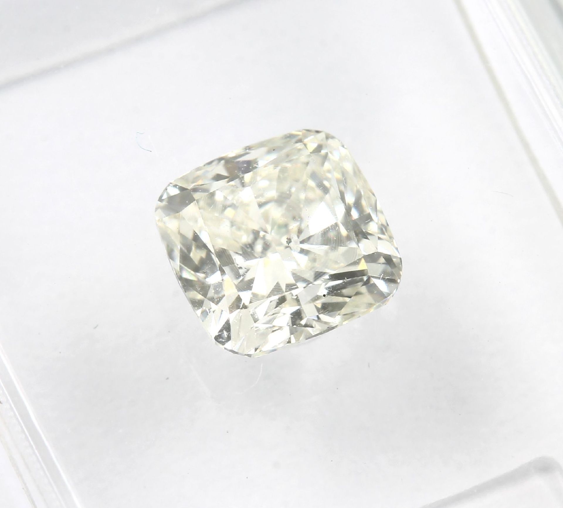 Eingeschweißter Diamant im Kissenschliff 1.01 ct get. - Image 3 of 4