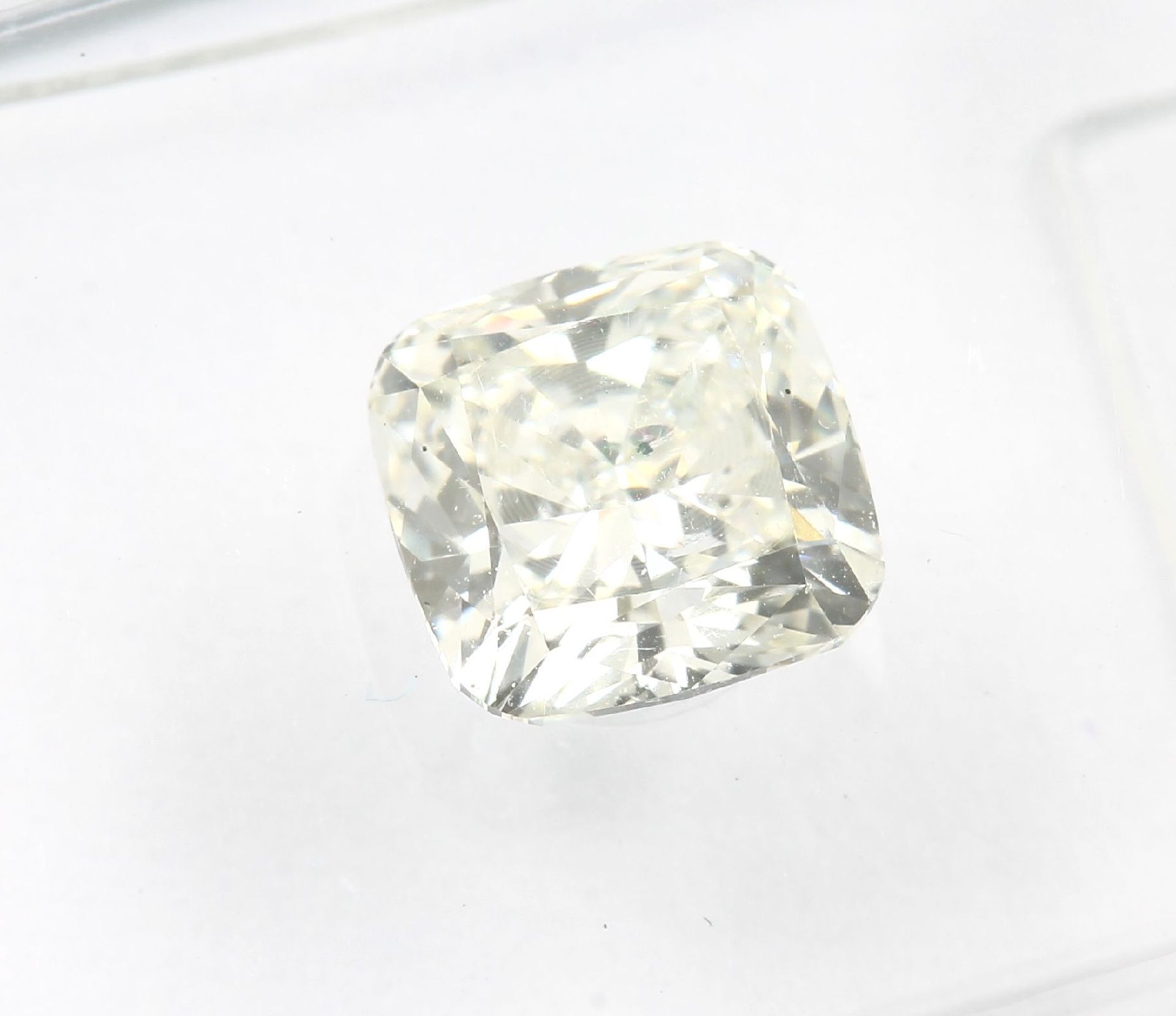 Eingeschweißter Diamant im Kissenschliff 1.01 ct get. - Image 2 of 4