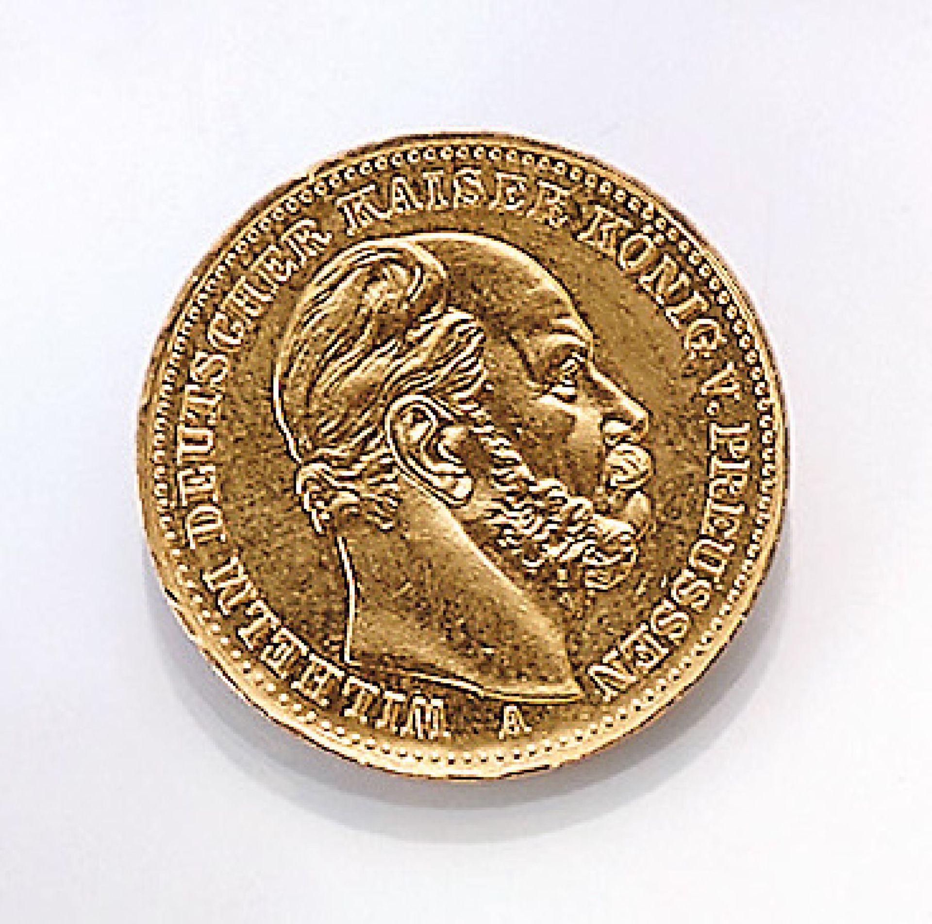 Goldmünze, 20 Mark, Deutsches Reich, 1888, Wilhelm