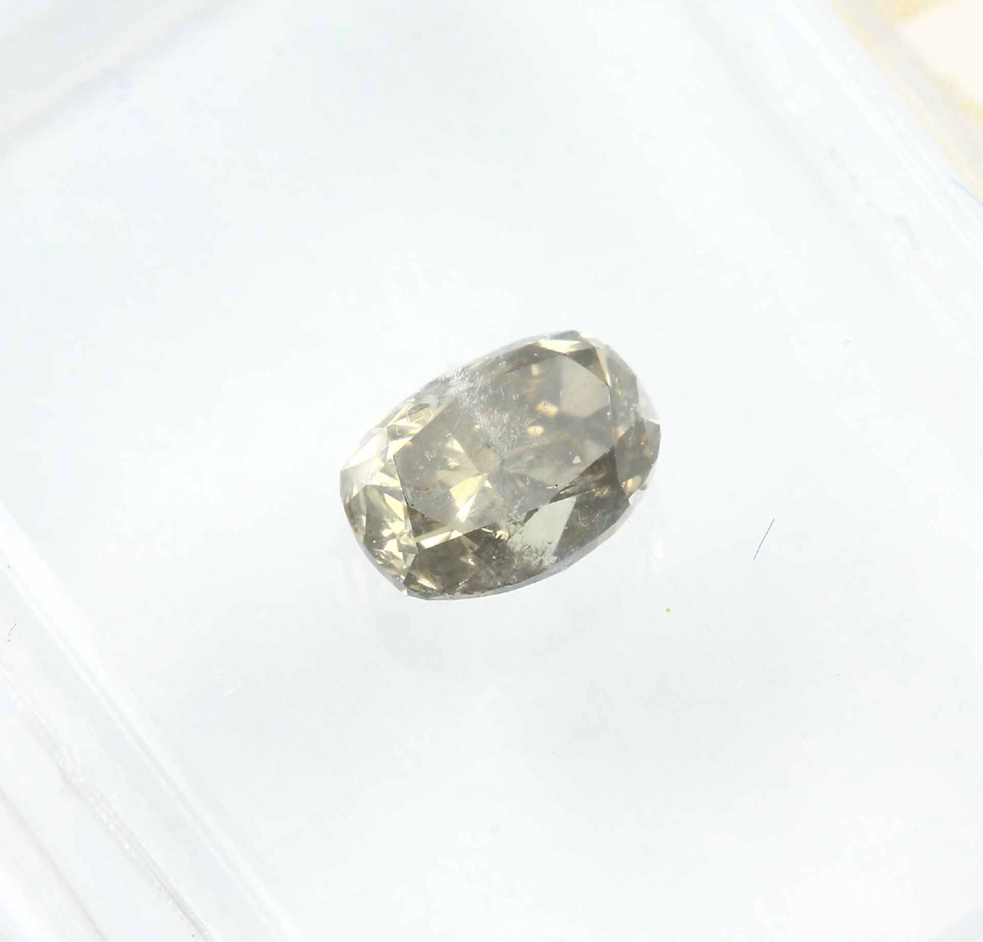 Eingeschweißter Diamant im Kissenschliff 0.49 ct natural - Image 2 of 4