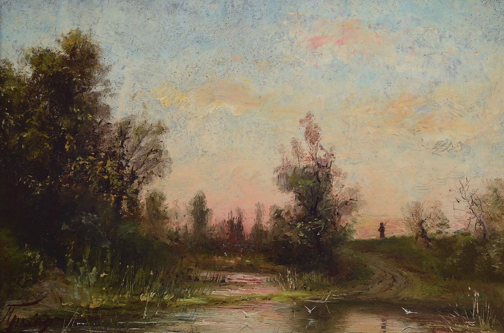 Unbekannter Künstler, Frankreich, um 1880-90, Landschaft
