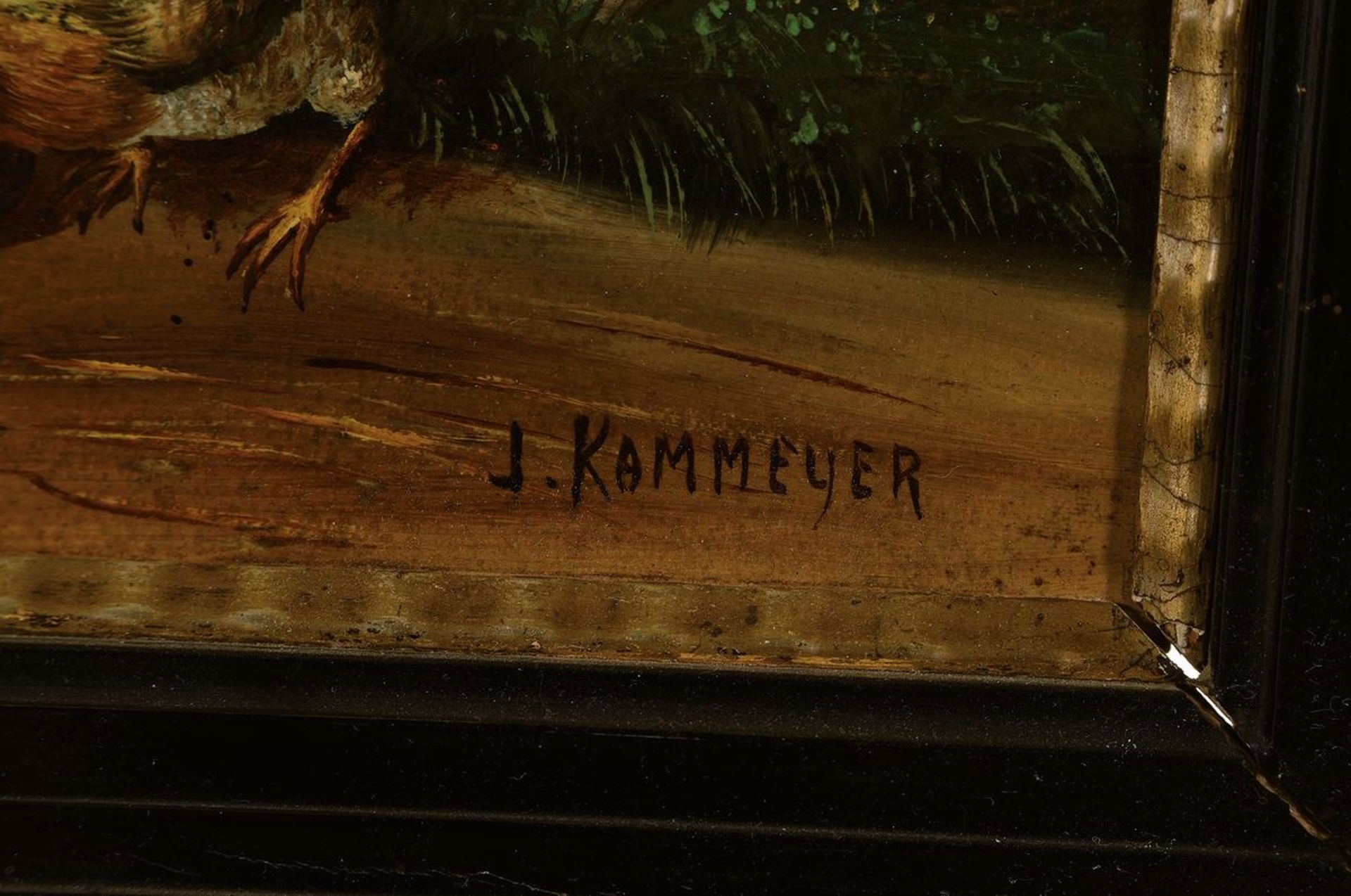 K. Kammeyer, erste Hälfte 20. Jh., Hühnerhof, - Image 2 of 3