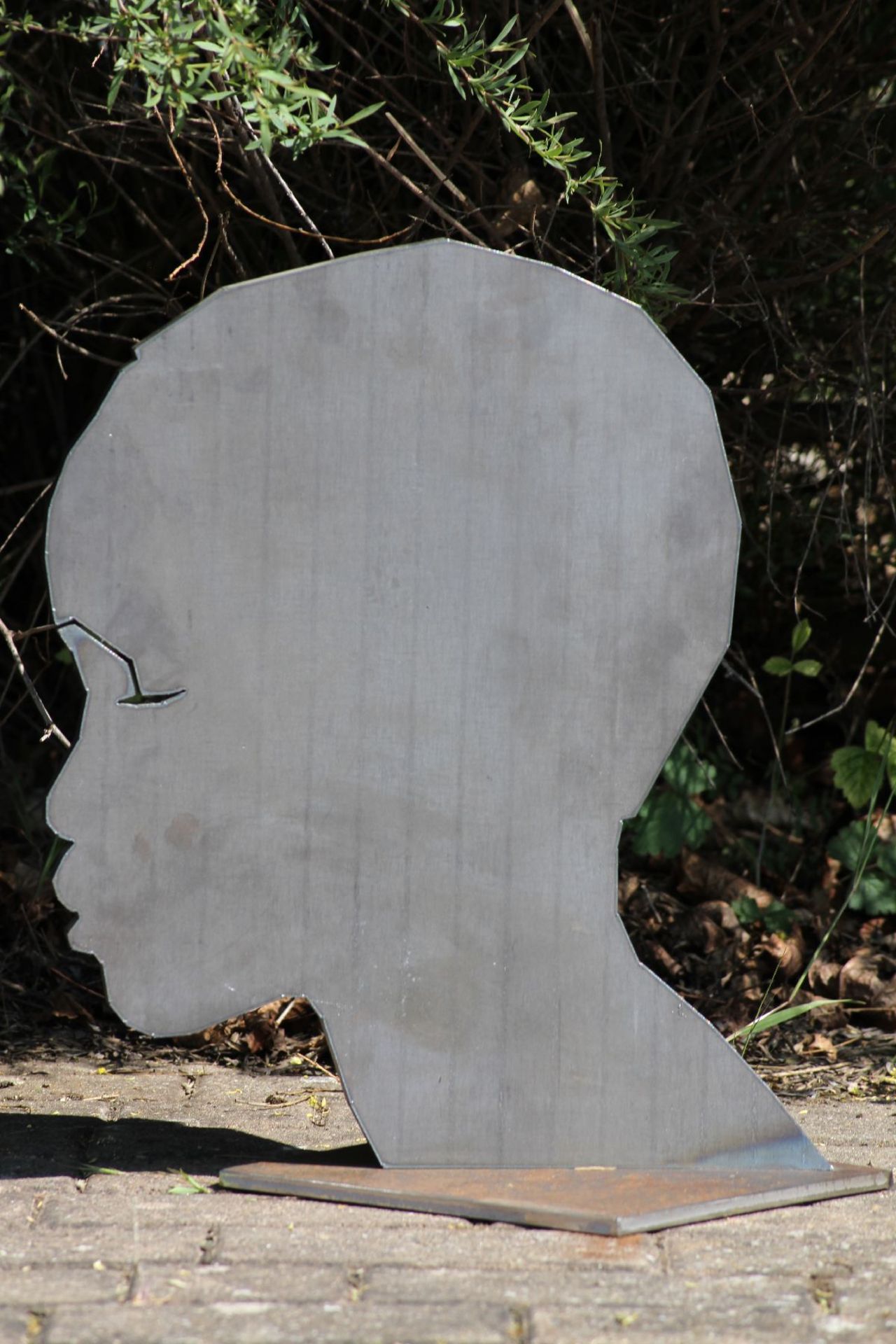 Skulptur, Andreas Helmling, Eisen, Silhouette eines - Image 2 of 2