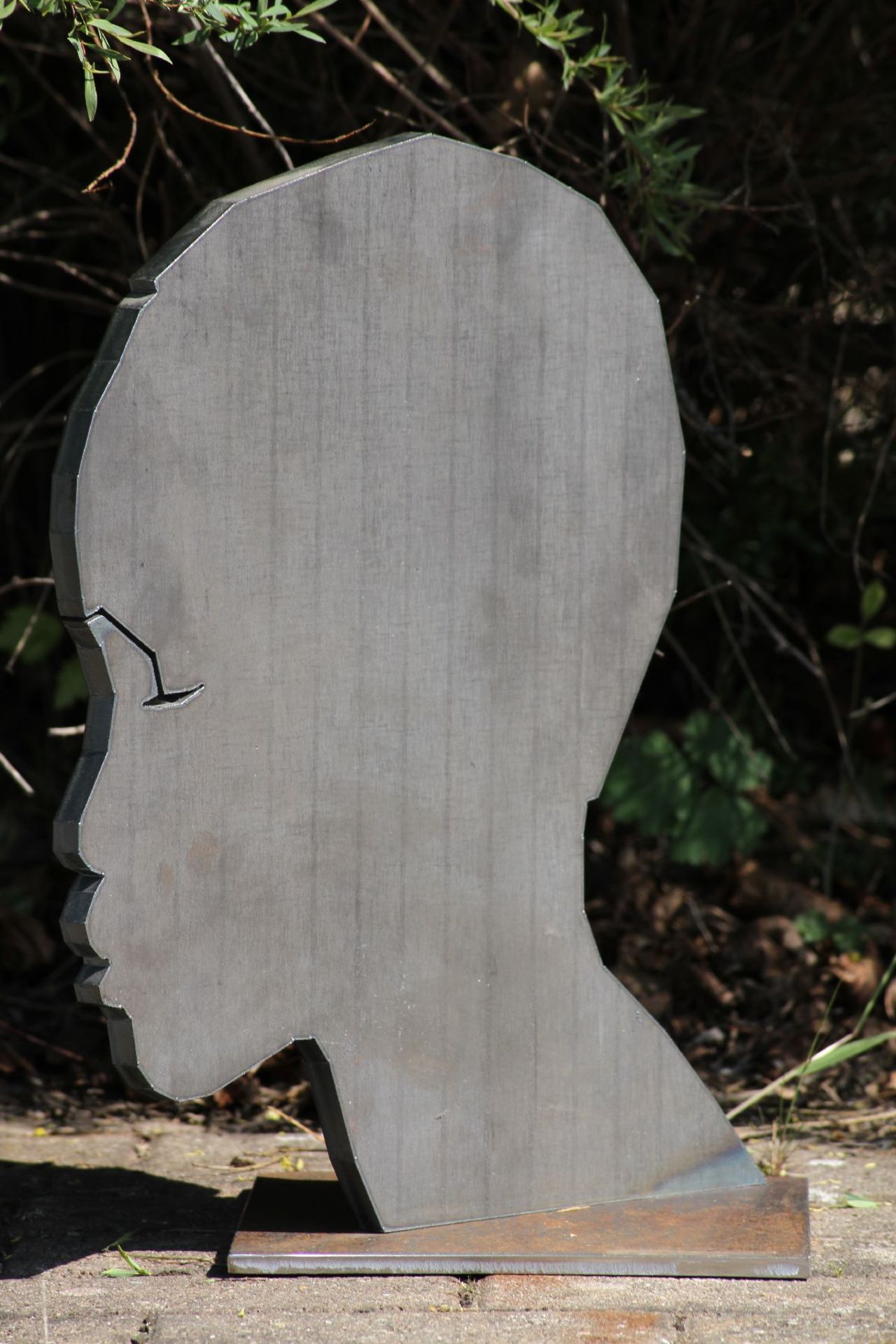 Skulptur, Andreas Helmling, Eisen, Silhouette eines