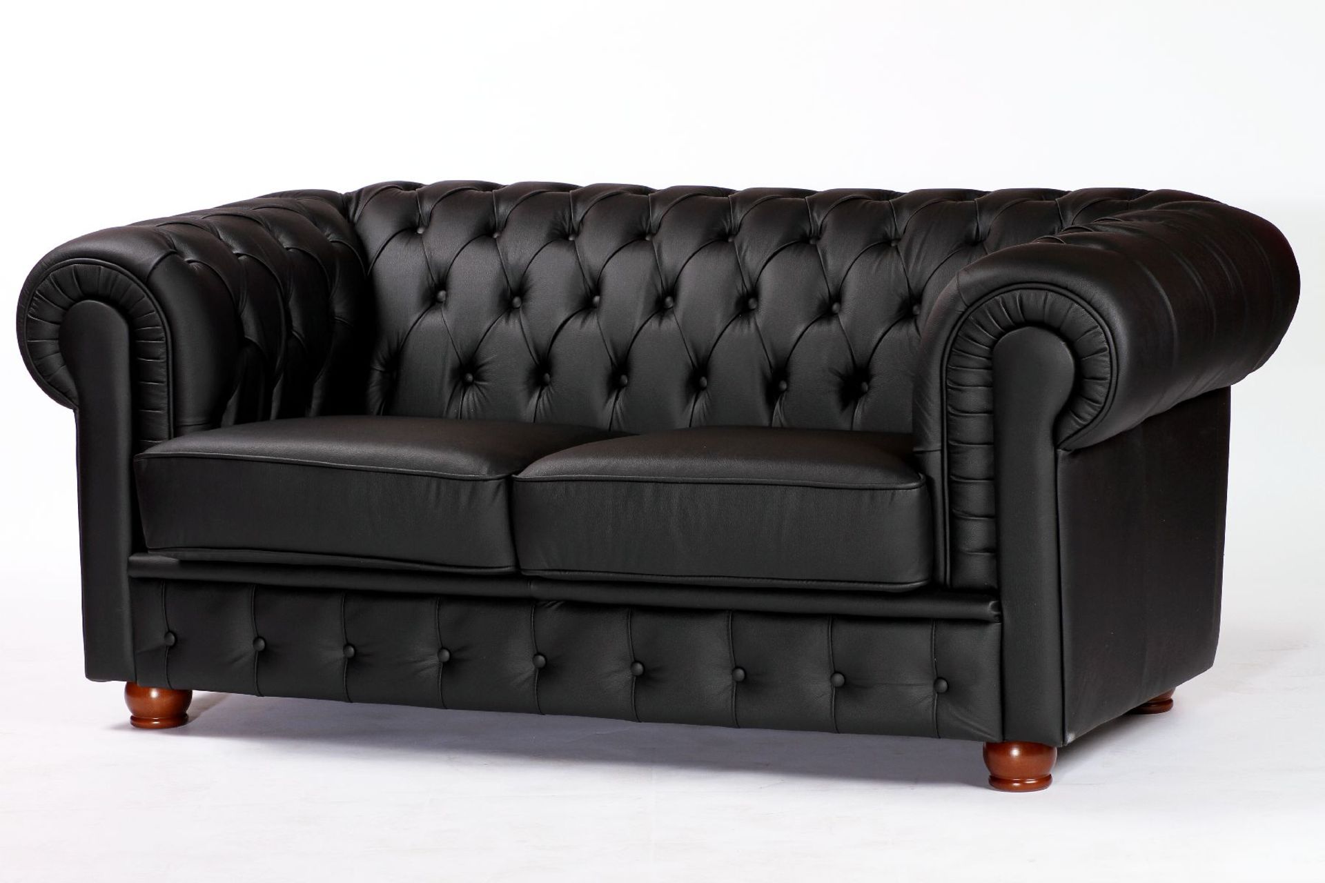 2-Sitzer Sofa, im Chesterfield-Stil, ausgesuchtes - Image 2 of 3