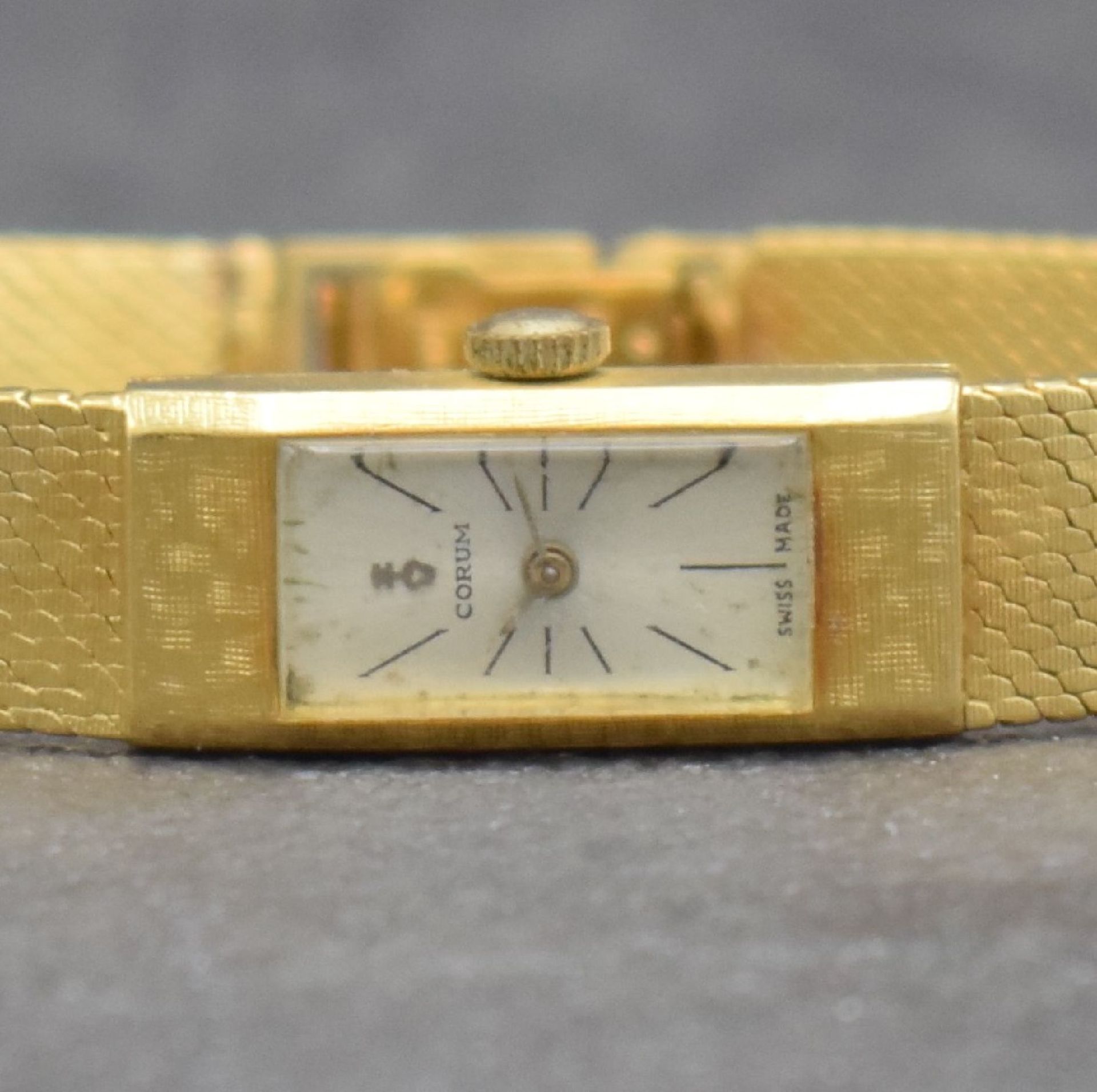 CORUM Damenarmbanduhr in GG 750/000,  Schweiz um 1965, - Bild 2 aus 6