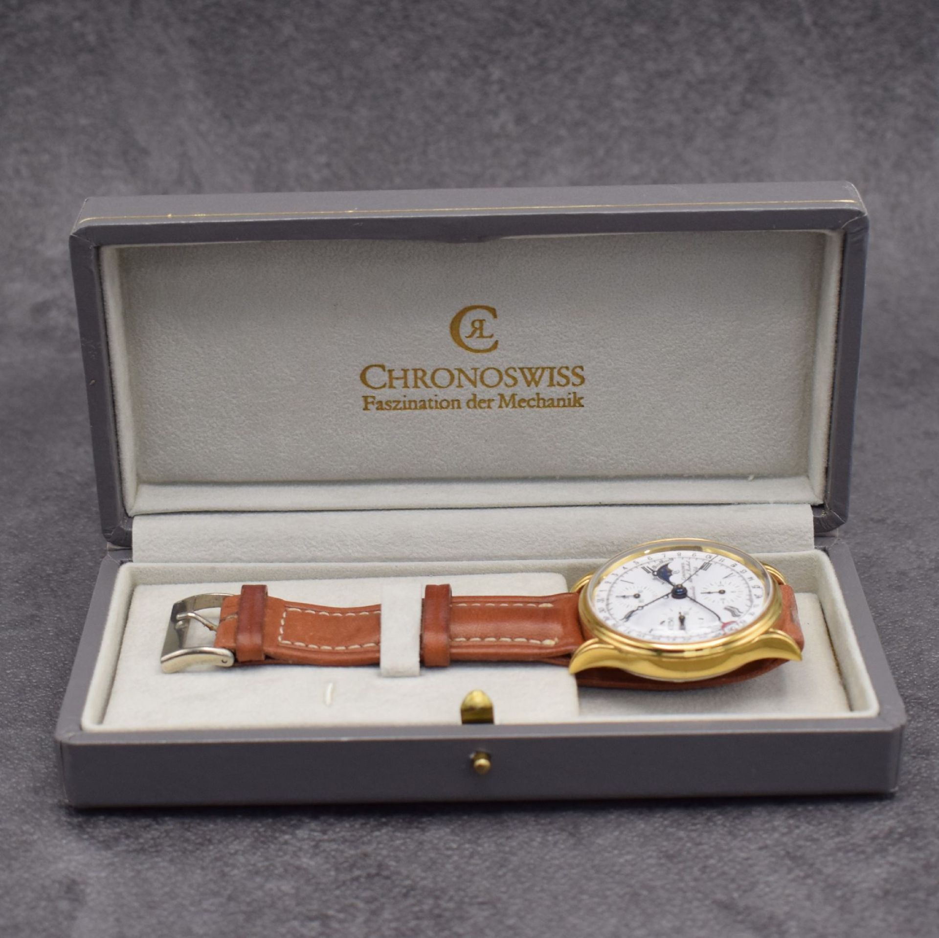 CHRONOSWISS / ALFRED Rochat & Fils Armbandchronograph - Image 7 of 7