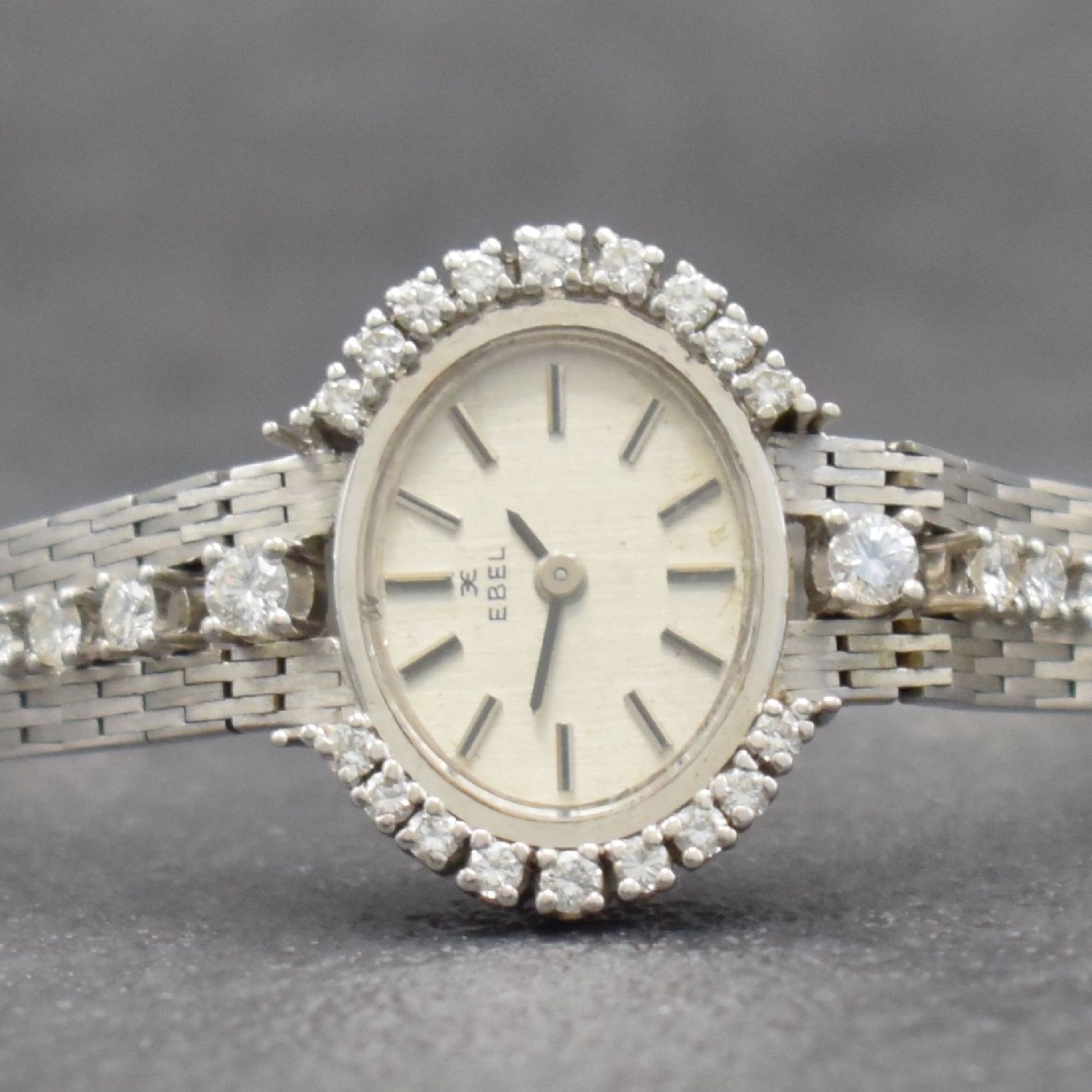 EBEL feine Damenarmbanduhr in WG 750/000 mit Brillanten, - Image 2 of 8