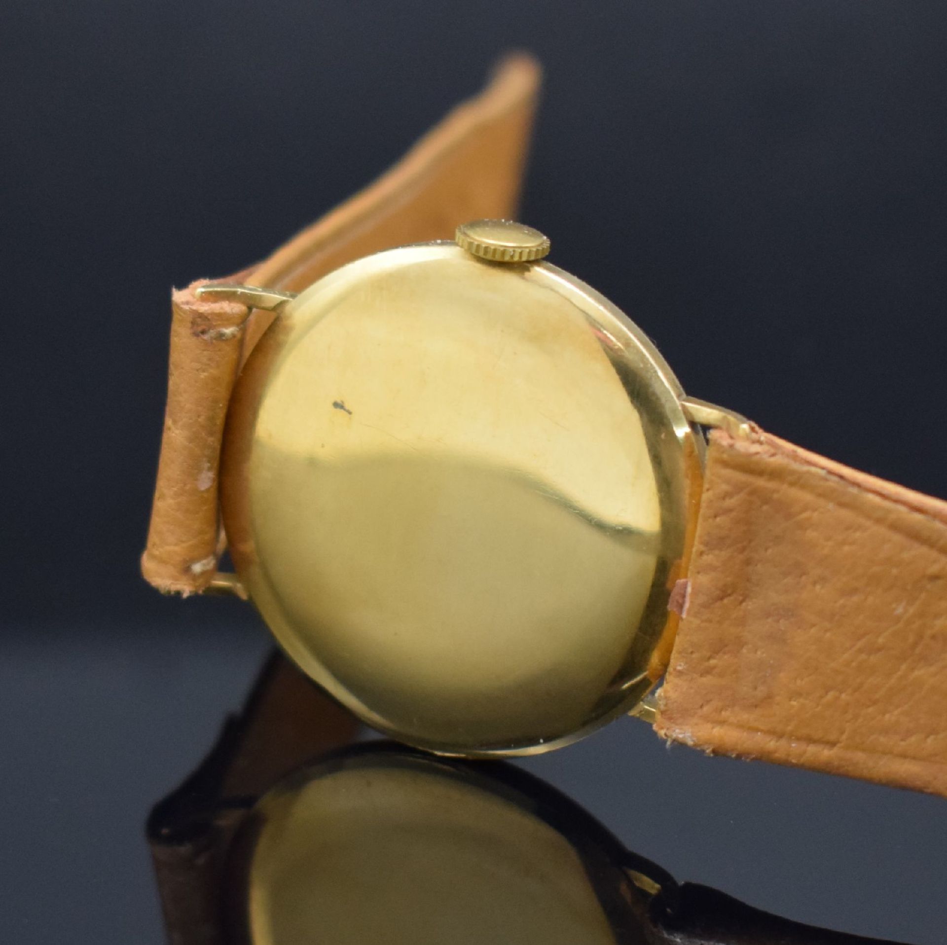 ZENITH Herrenarmbanduhr in GG 750/000,  Schweiz um 1940, - Bild 5 aus 7