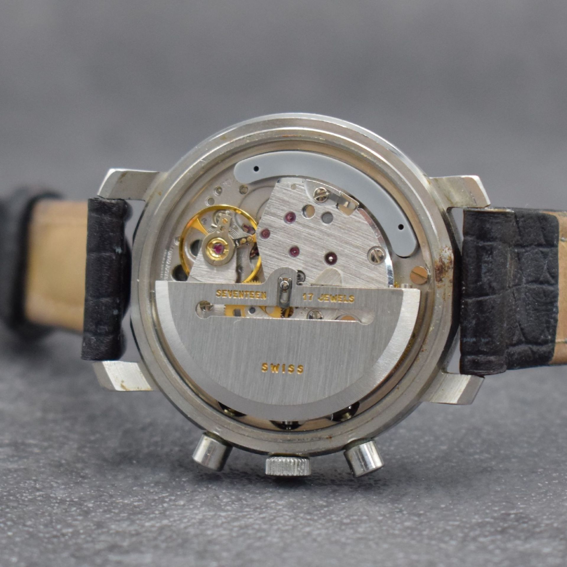 ETERNA-MATIC Herrenarmbanduhr mit Chronograph Kaliber - Bild 8 aus 9