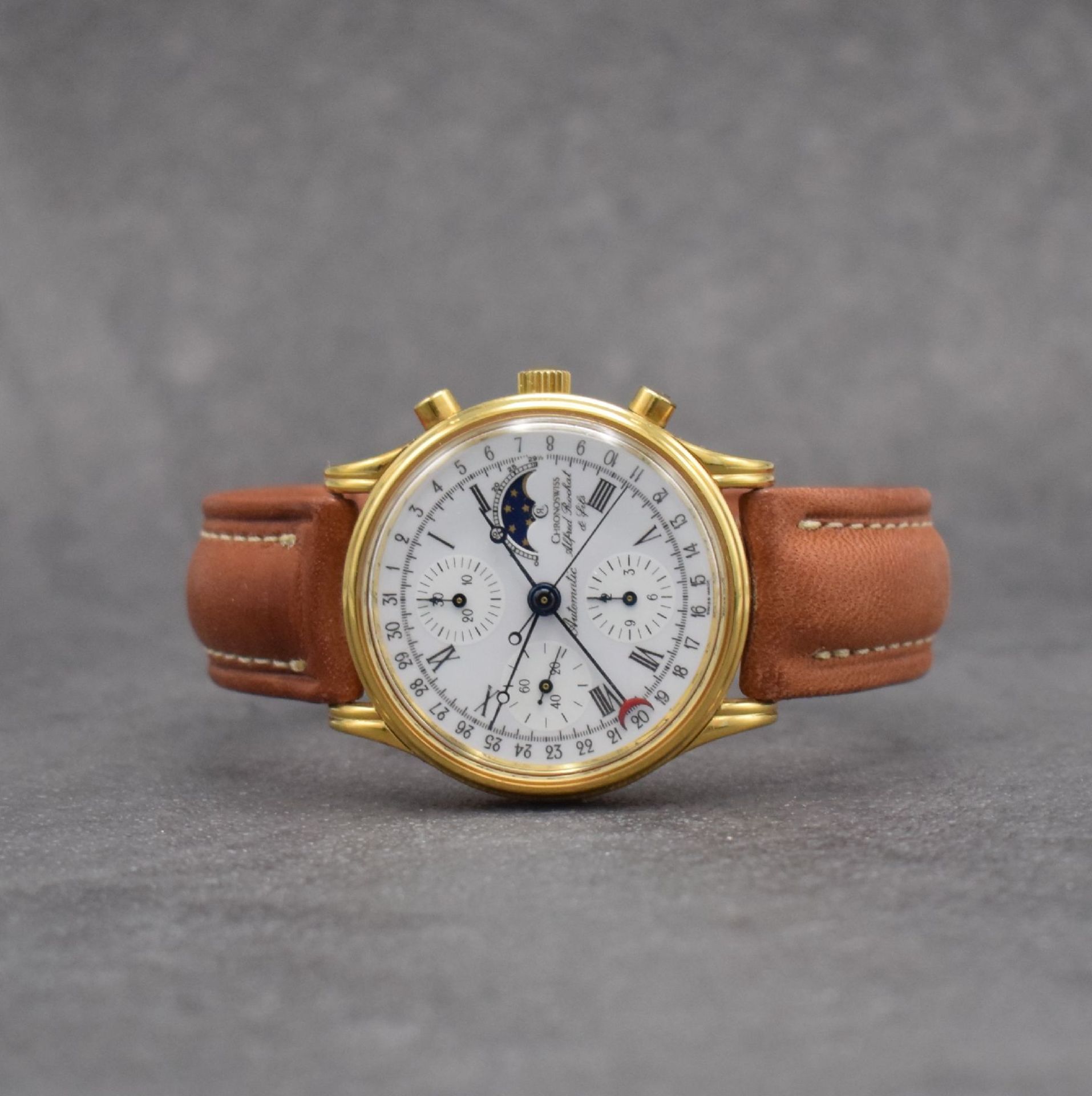 CHRONOSWISS / ALFRED Rochat & Fils Armbandchronograph