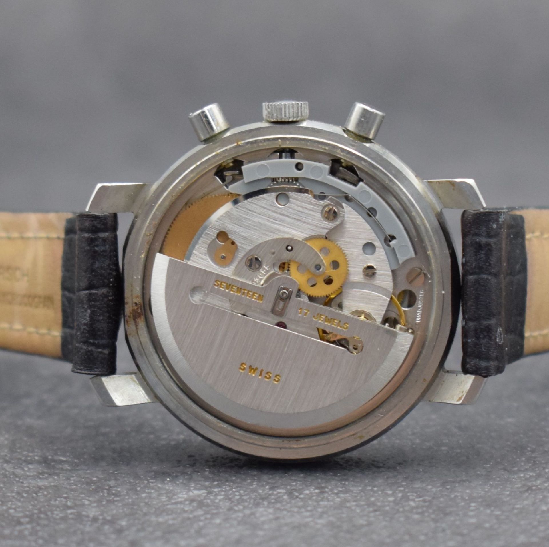 ETERNA-MATIC Herrenarmbanduhr mit Chronograph Kaliber - Image 7 of 9