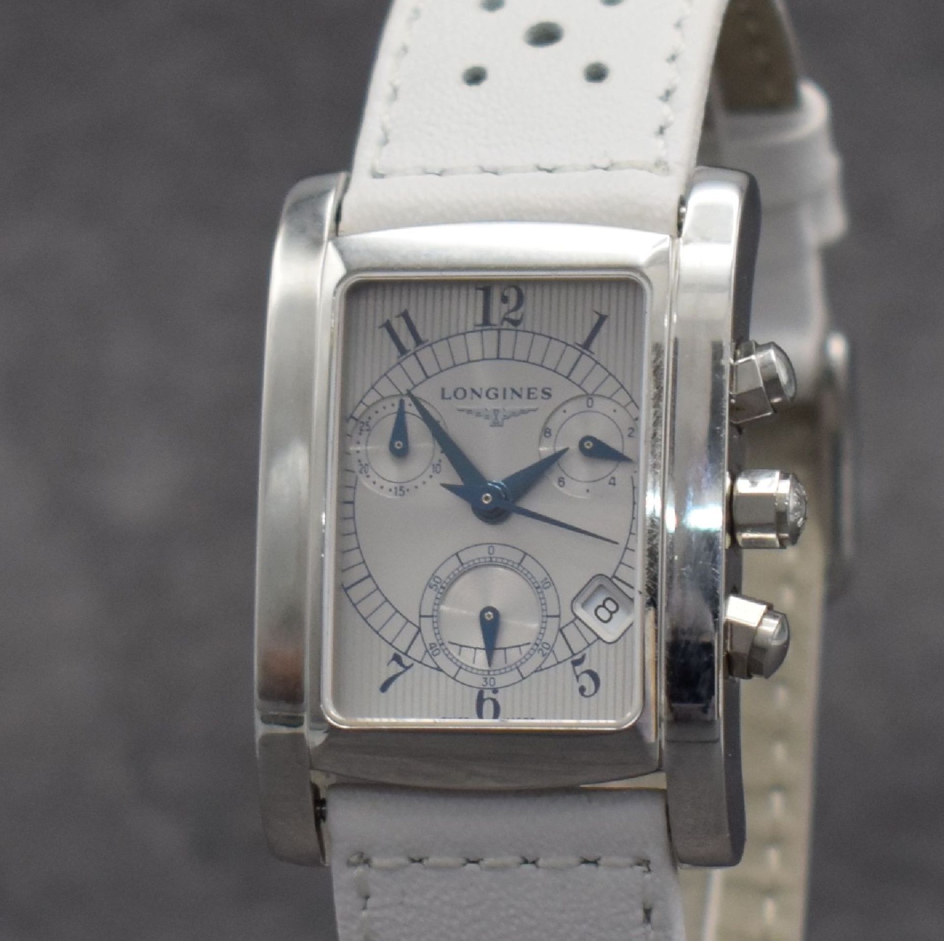 LONGINES / MÜHLE GLASHÜTTE 2 rechteckige Armbanduhren in - Image 4 of 11