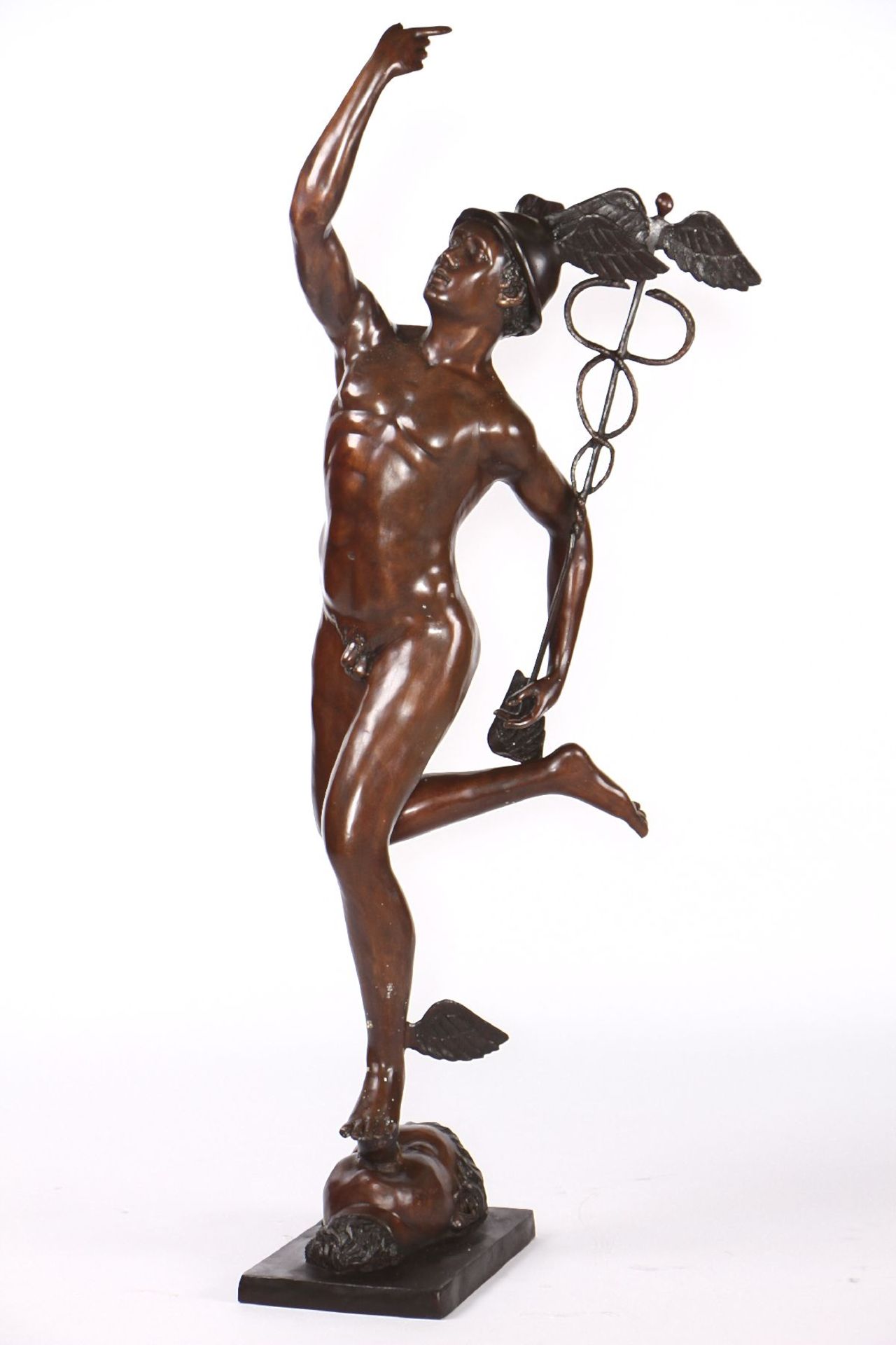 Merkur 'Götterbote', nach altrömischem Vorbild, Bronze,