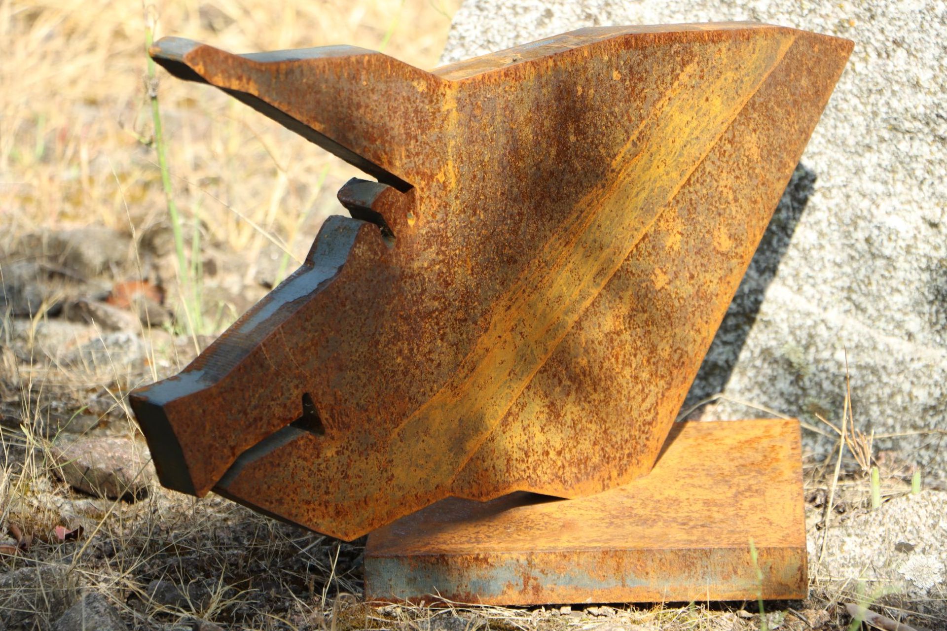 Skulptur Andreas Helmling, Eisen/Metall, Büste