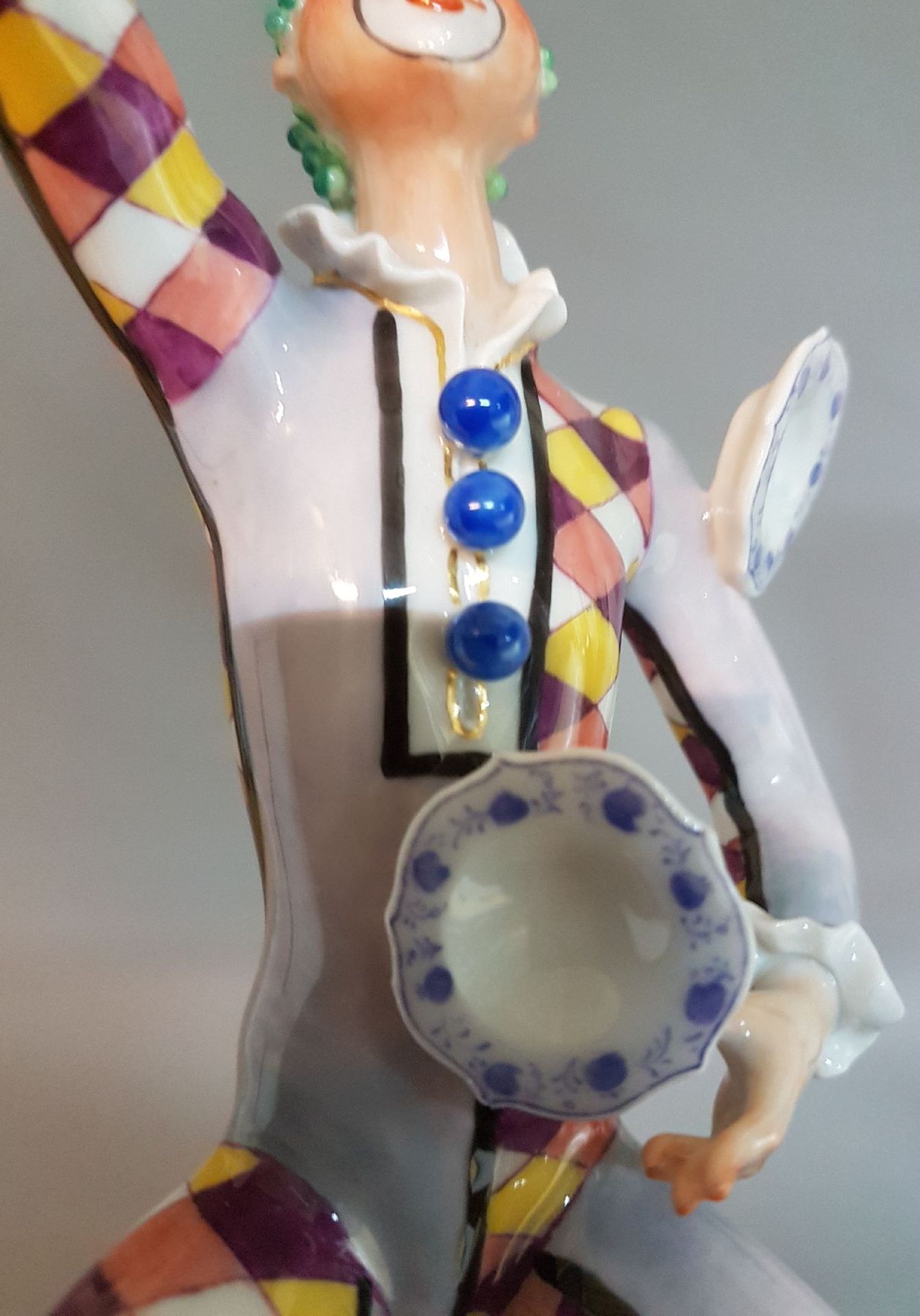 Porzellanfigur, Meissen, 1976, der Jongleur, Entwurf - Image 10 of 11