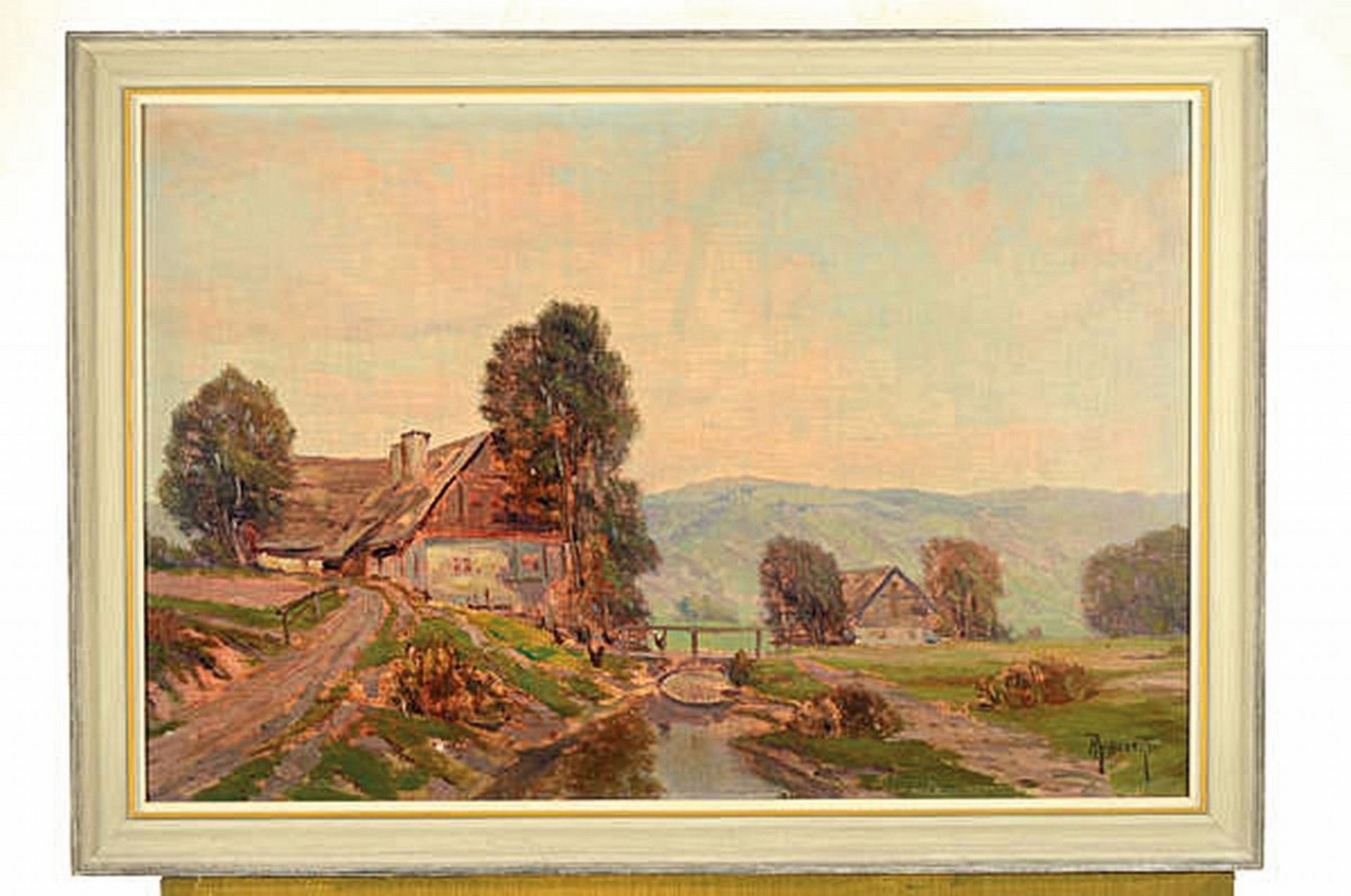A. Schubert, wohl süddeutscher Maler, Mitte 20. Jh., - Bild 3 aus 3