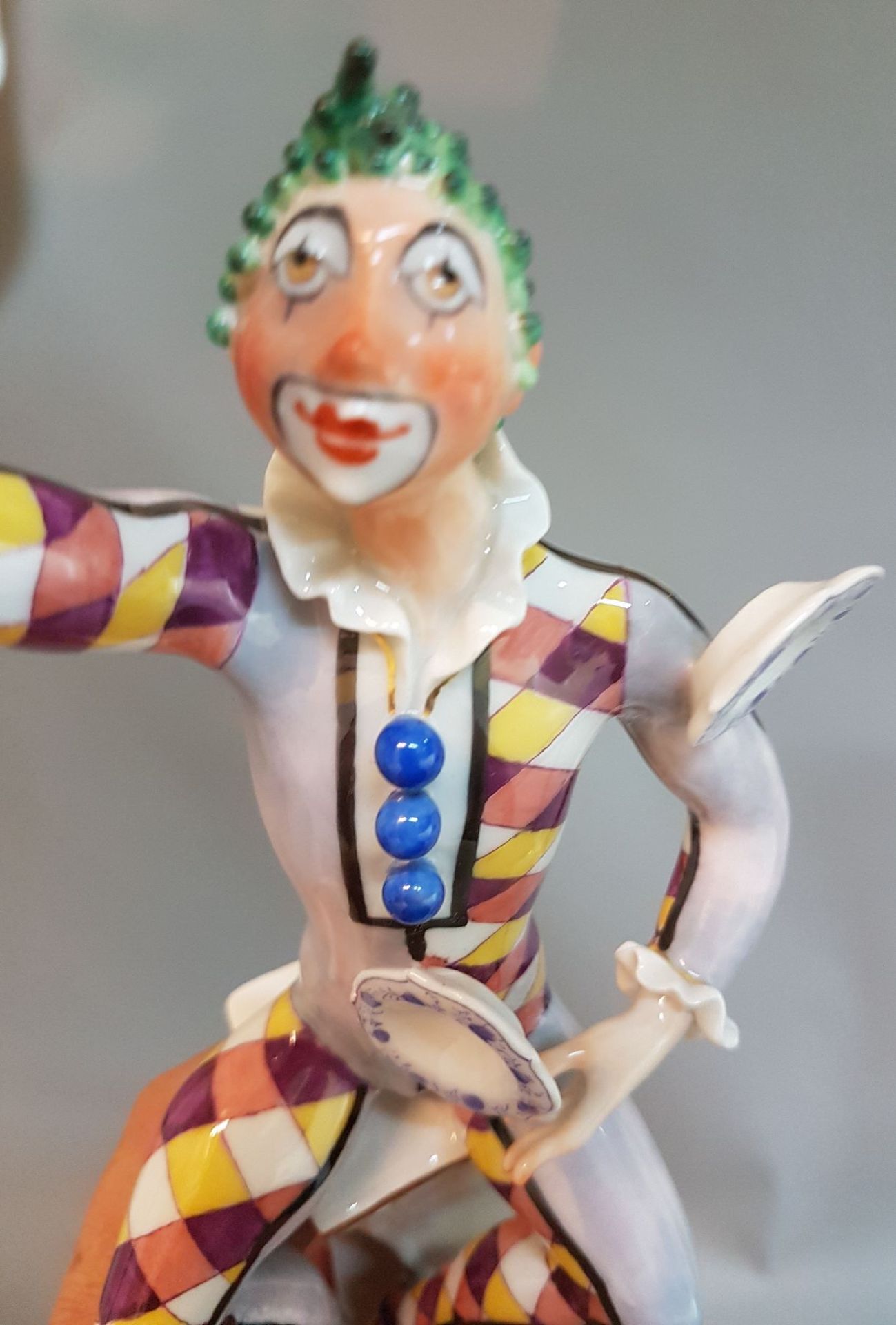 Porzellanfigur, Meissen, 1976, der Jongleur, Entwurf - Image 9 of 11