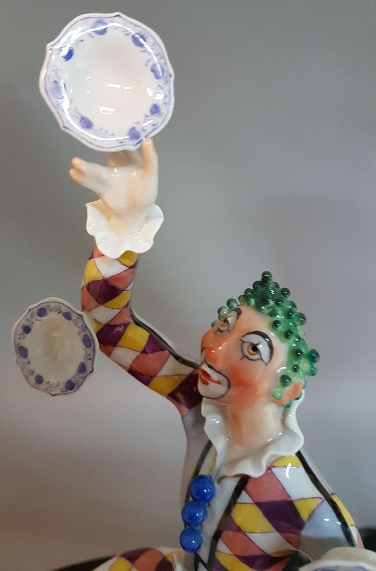 Porzellanfigur, Meissen, 1976, der Jongleur, Entwurf - Image 4 of 11