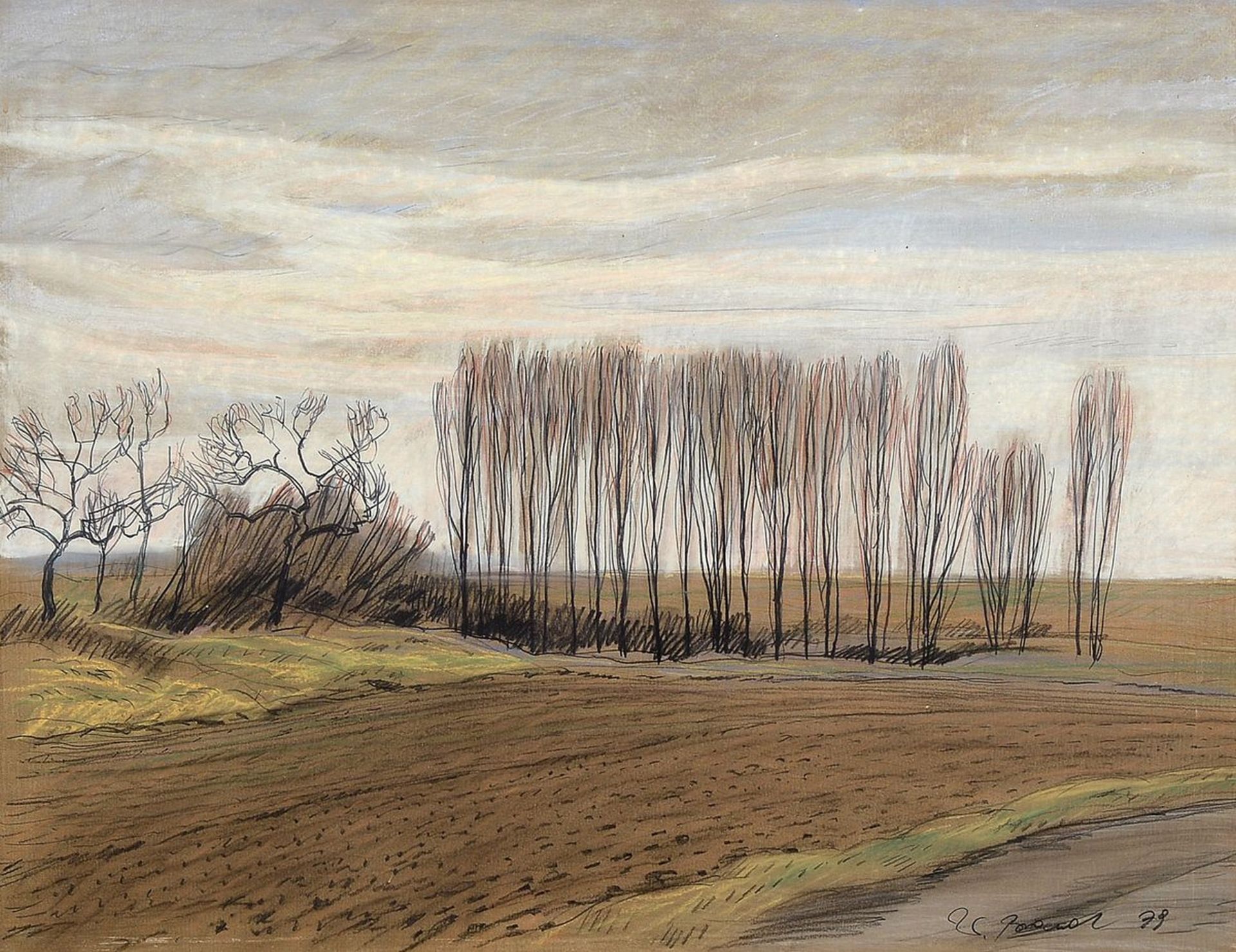 Werner Brand, 1933-2021, Herbstliche Landschaft,