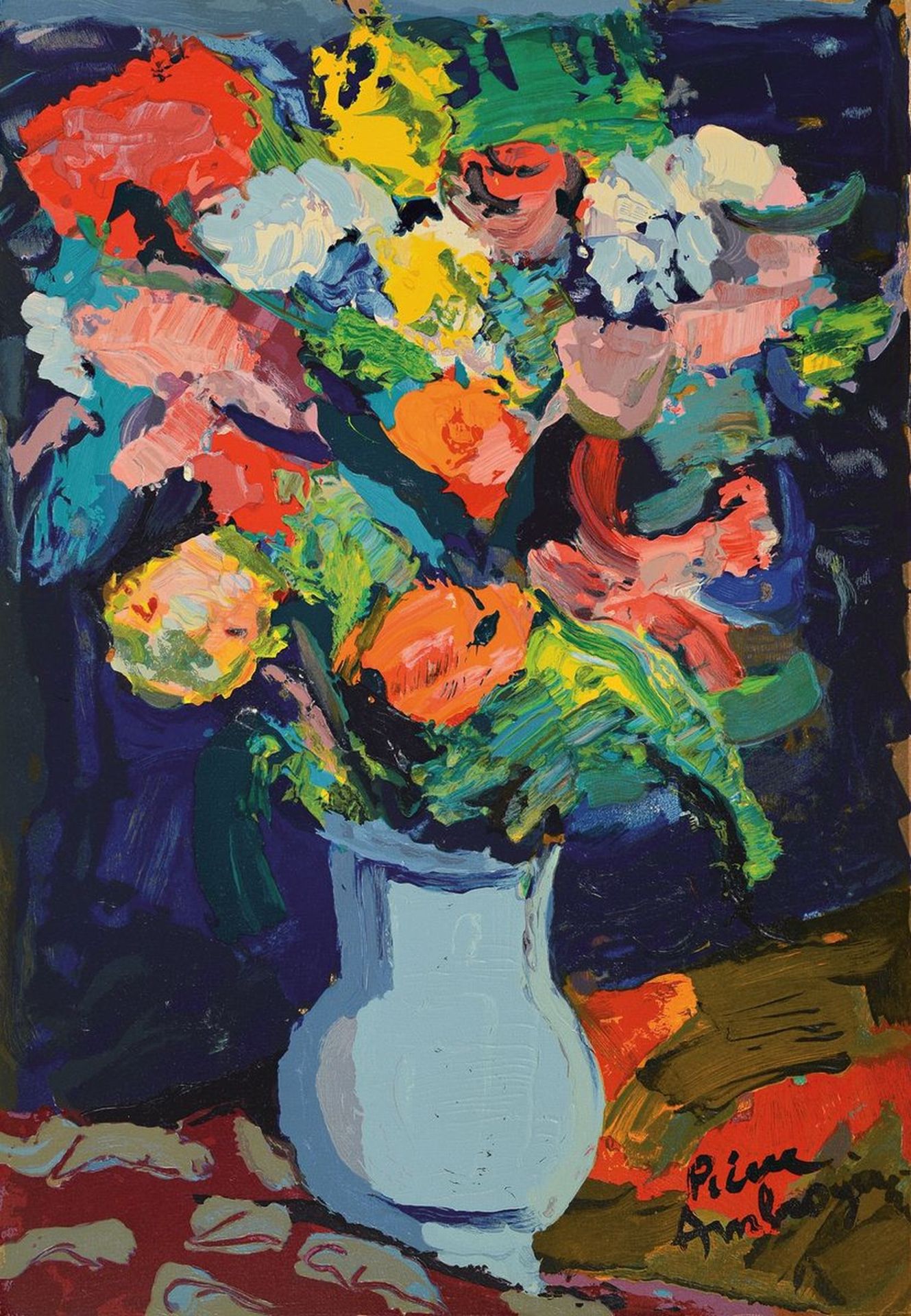 Pierre Ambrogiani, 1907-1985, 'Bouquet',