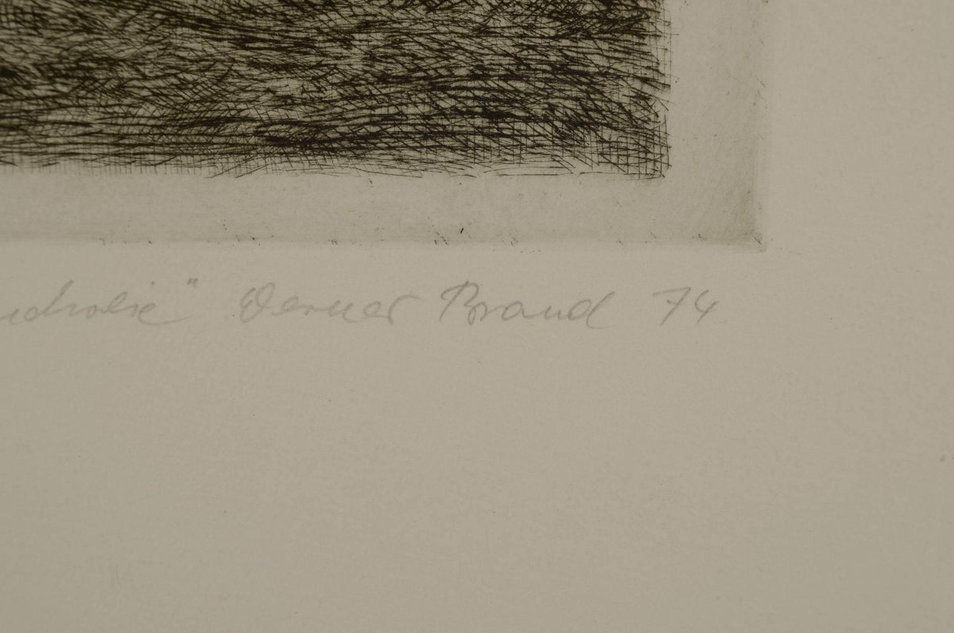 Werner Brand, 1933-2021, 2 Radierungen: 1x Solidarität, - Image 4 of 12