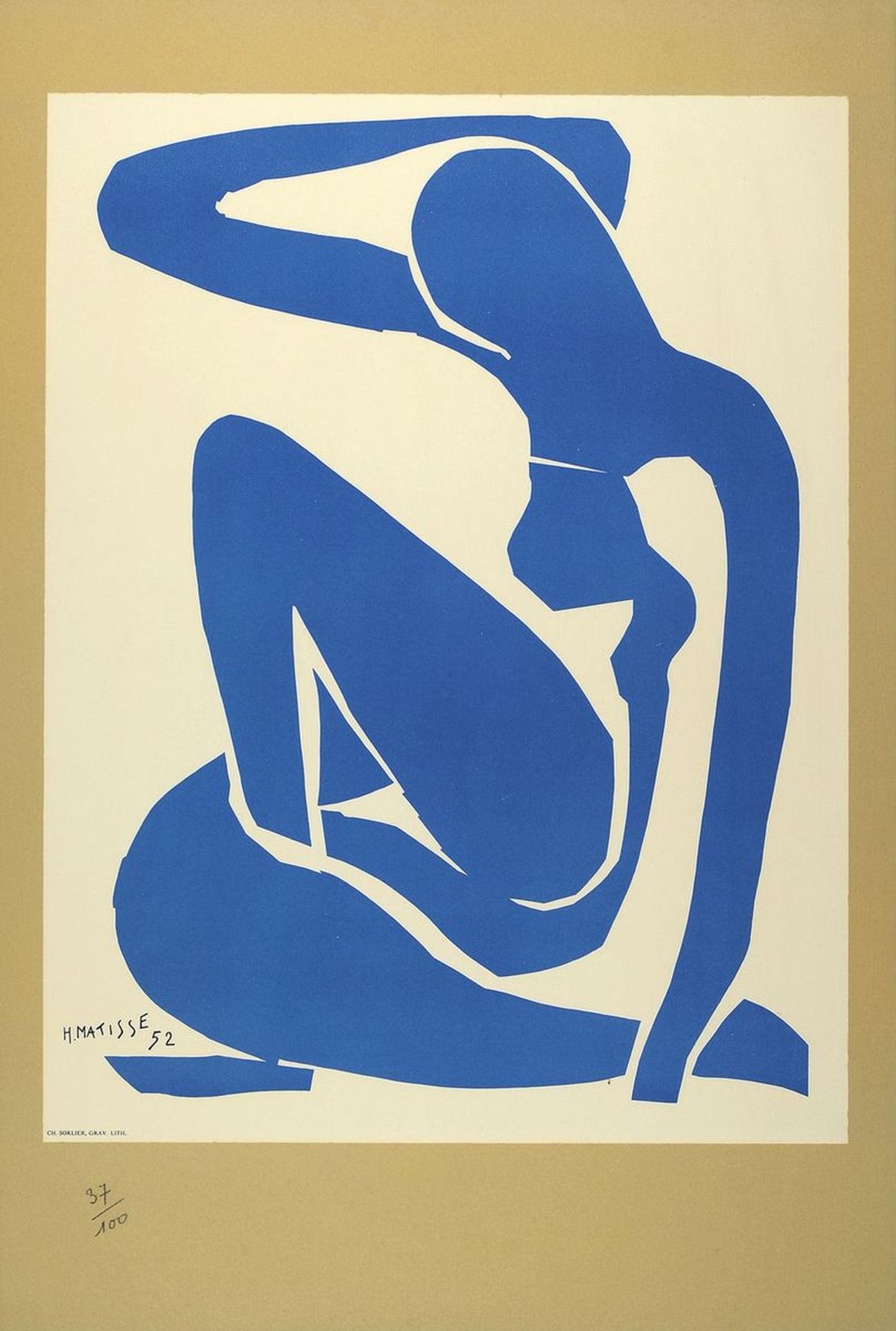 Henri Matisse, 1869-1954, Lithographie nach dem