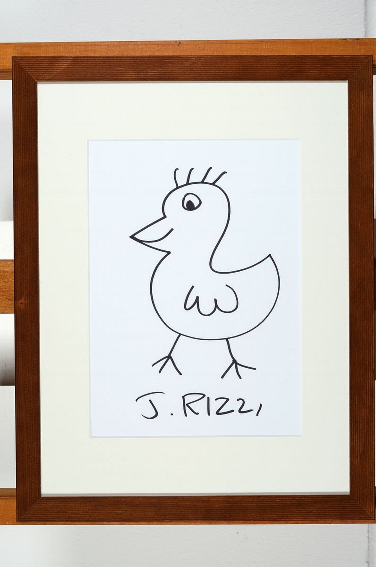 James Rizzi, 1950-2011, 'Bird', Filzstiftzeichnung, - Image 2 of 2