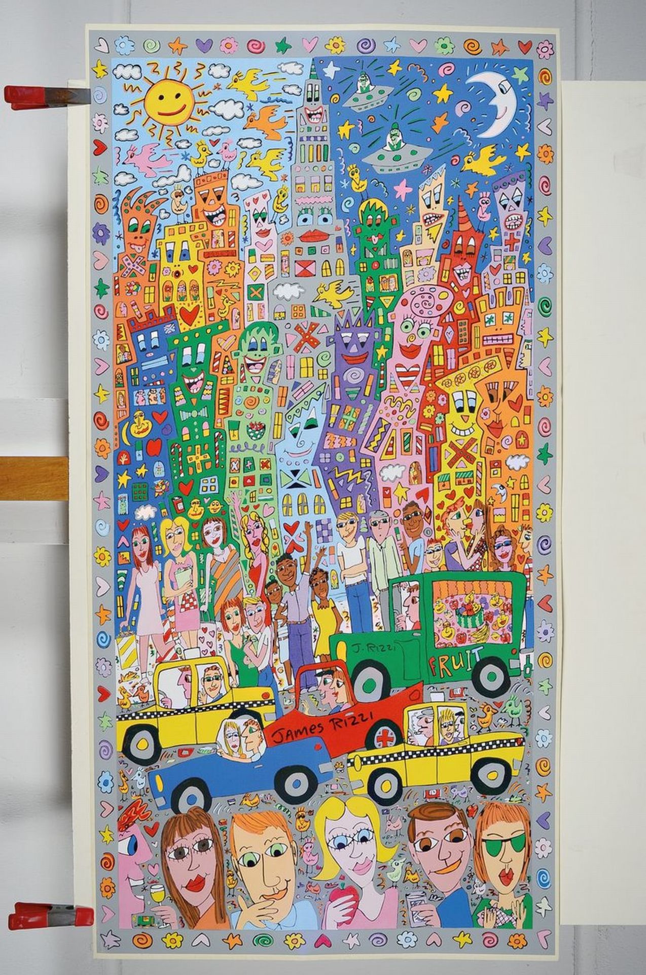 James Rizzi, 1950-2011, Aufkleber für eine - Image 2 of 2