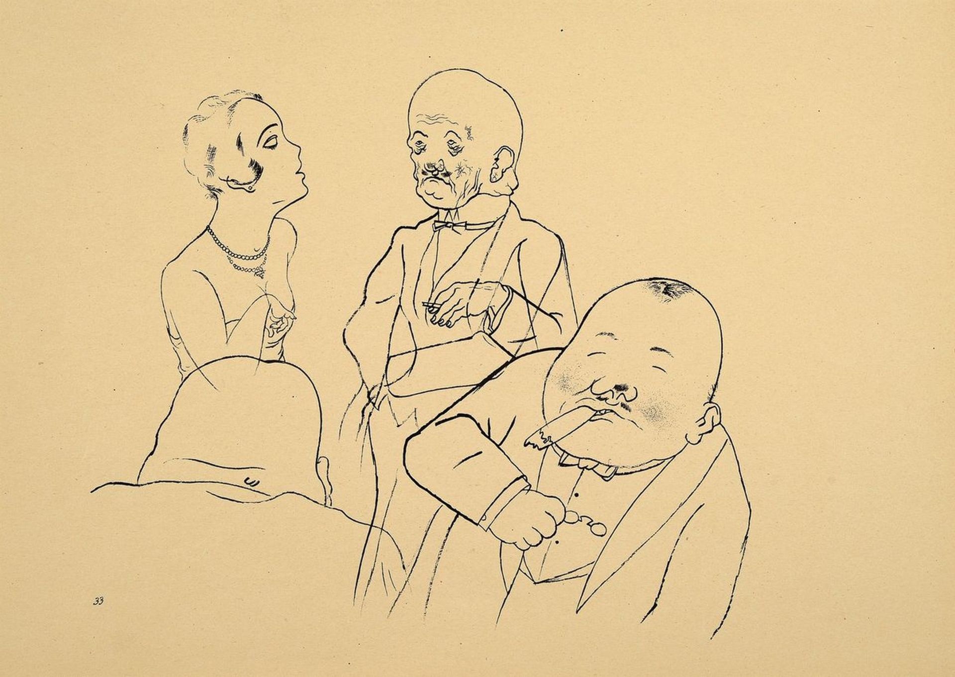 George Grosz, 1893-1959, Konvolut aus 4 Werken, - Image 3 of 5