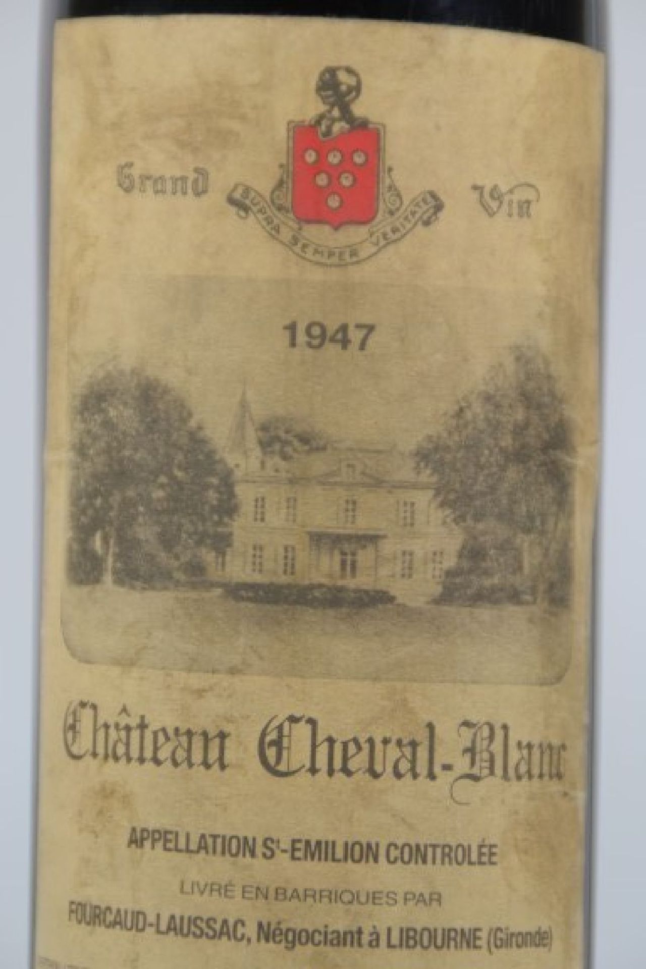 1 Flasche, Chateau Cheval Blanc, 1947, St. Emilion, ca. - Image 2 of 4