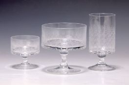 17 Gläser, Rosenthal, Modell Romanze, Entwurf Björn