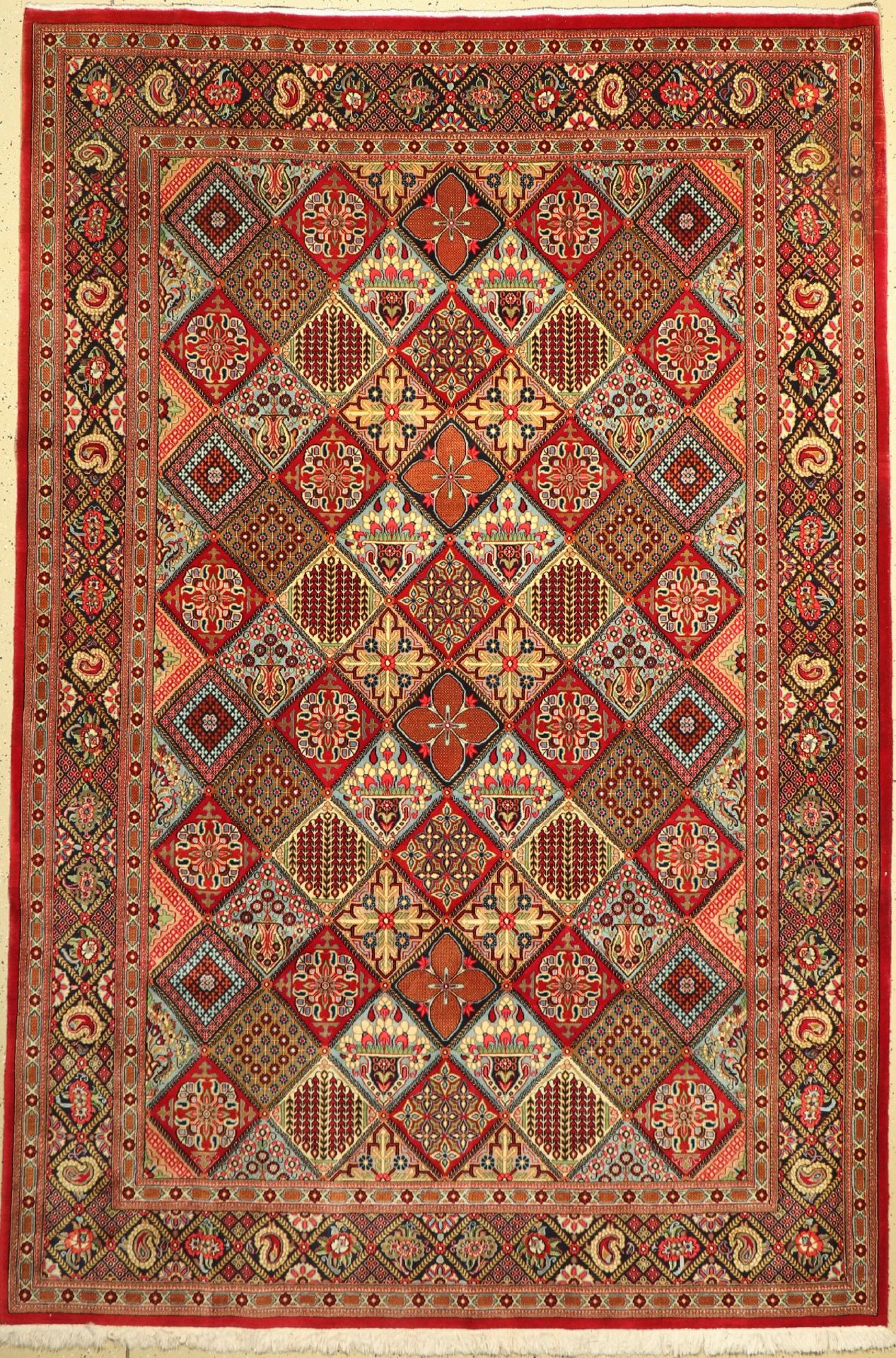 Ghom Kork, Persien, ca. 50 Jahre, Korkwolle, ca. 300 x