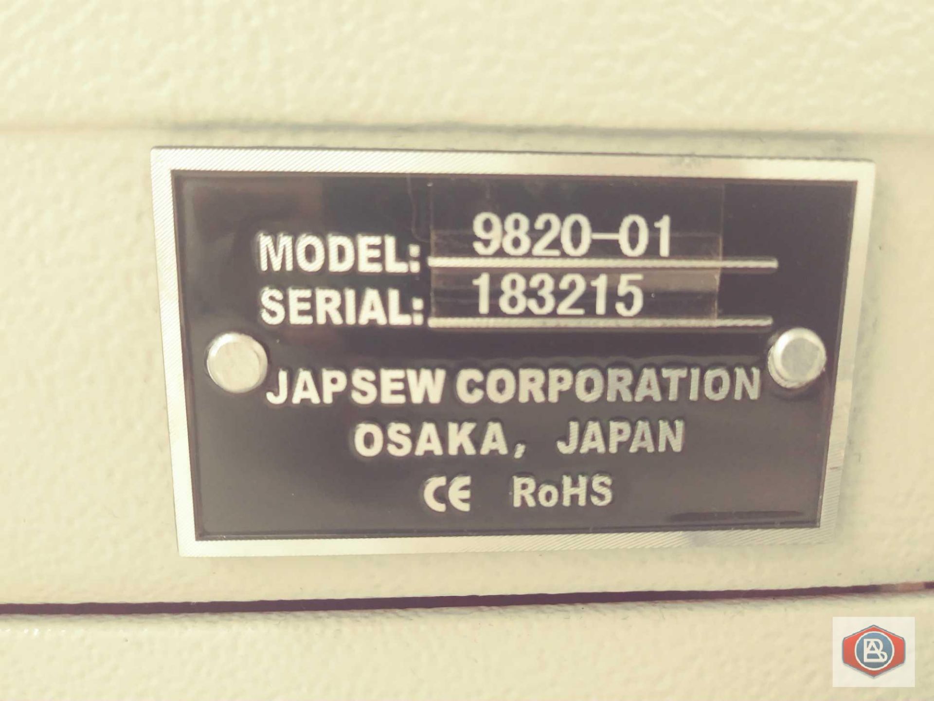 JAPSEW Mod. 9820-01 Eyelet Buttonhole Machine - Image 6 of 9