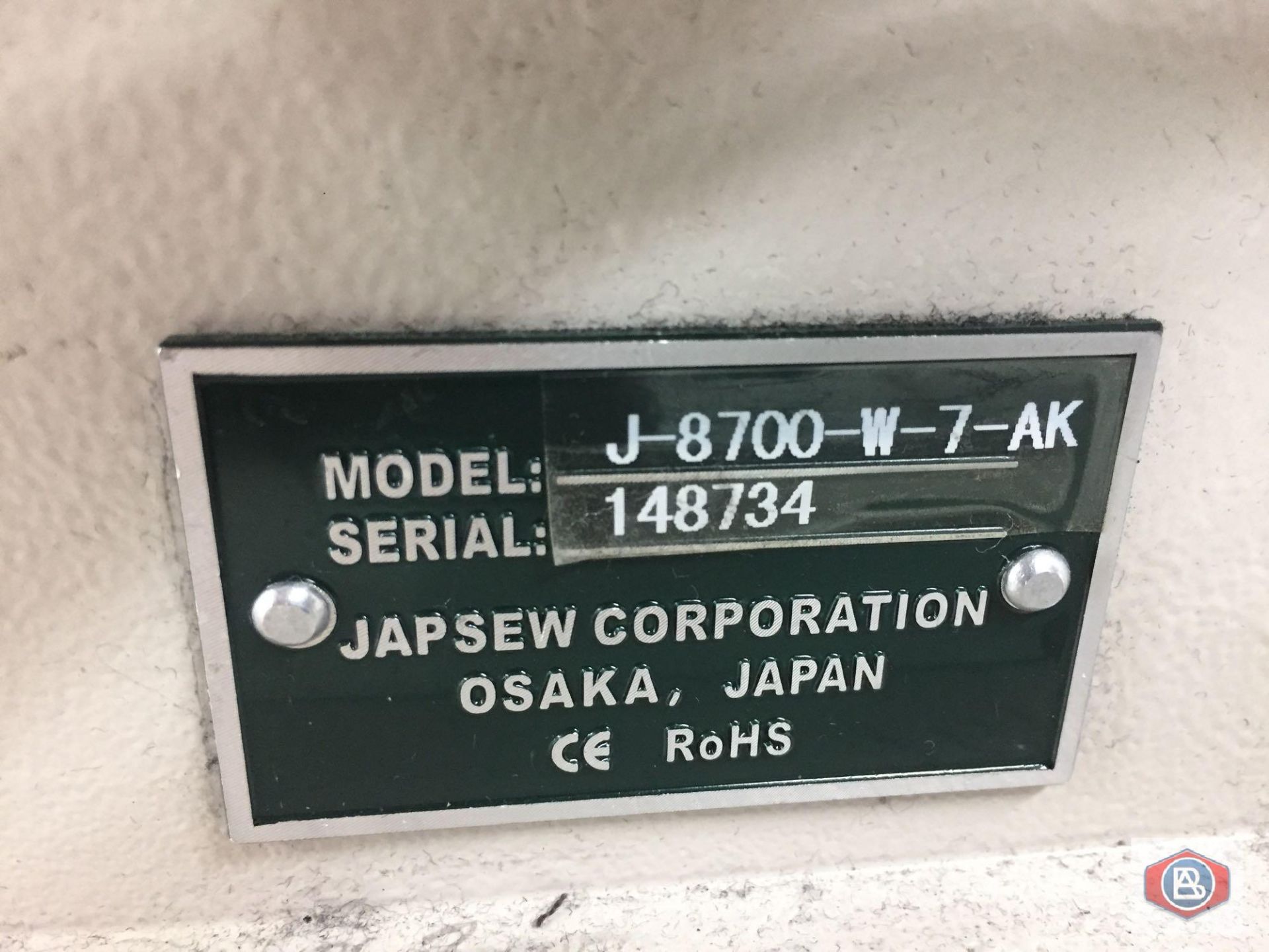 JAPSEW Mod. J-8700-W-7-AK Chainstitch - Image 3 of 4