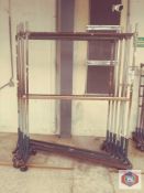 Garment Rack w/Casters, Z Base