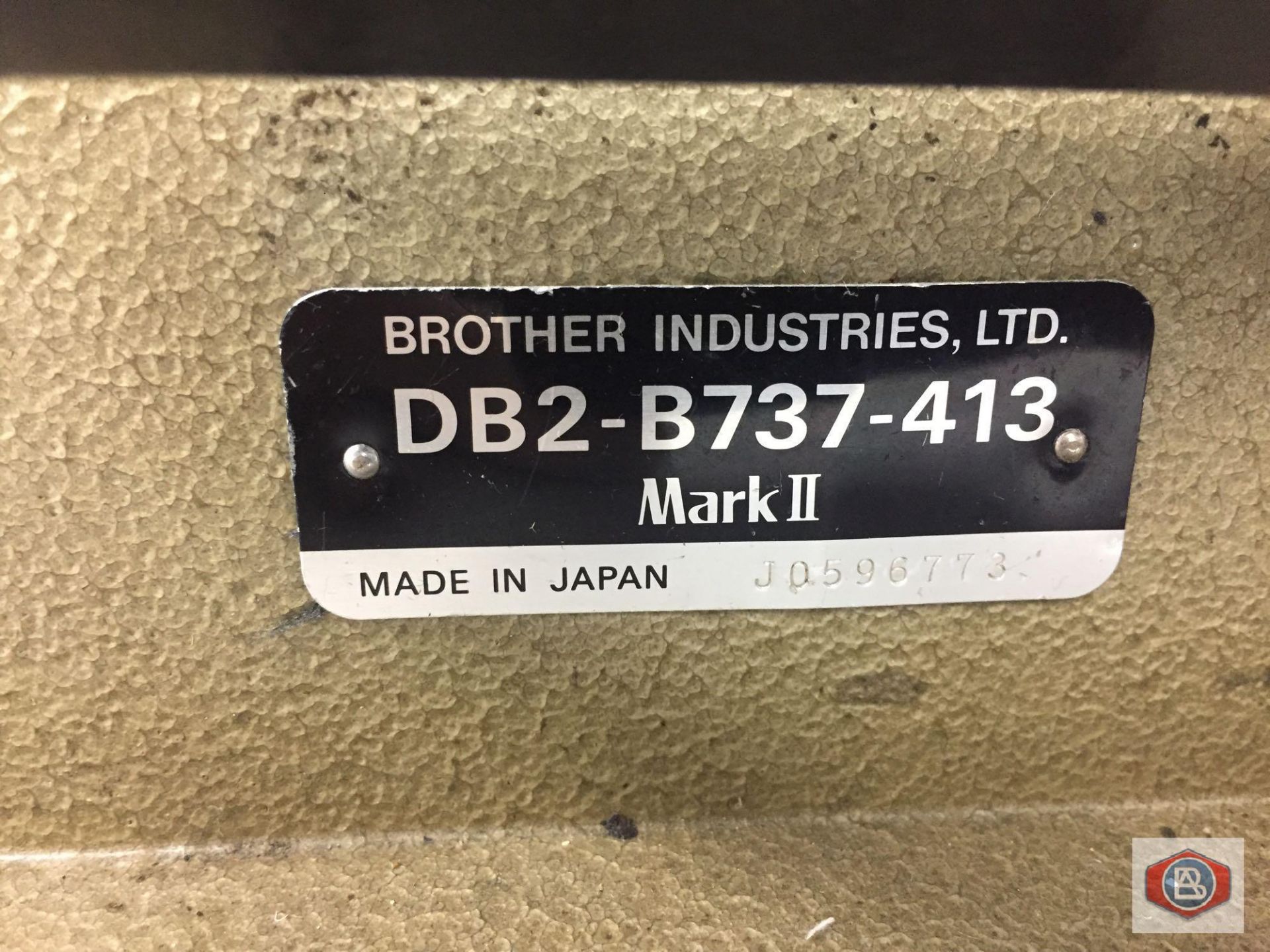 Brother Mod. DB2-B737-413 Single Needle Straight - Image 5 of 6