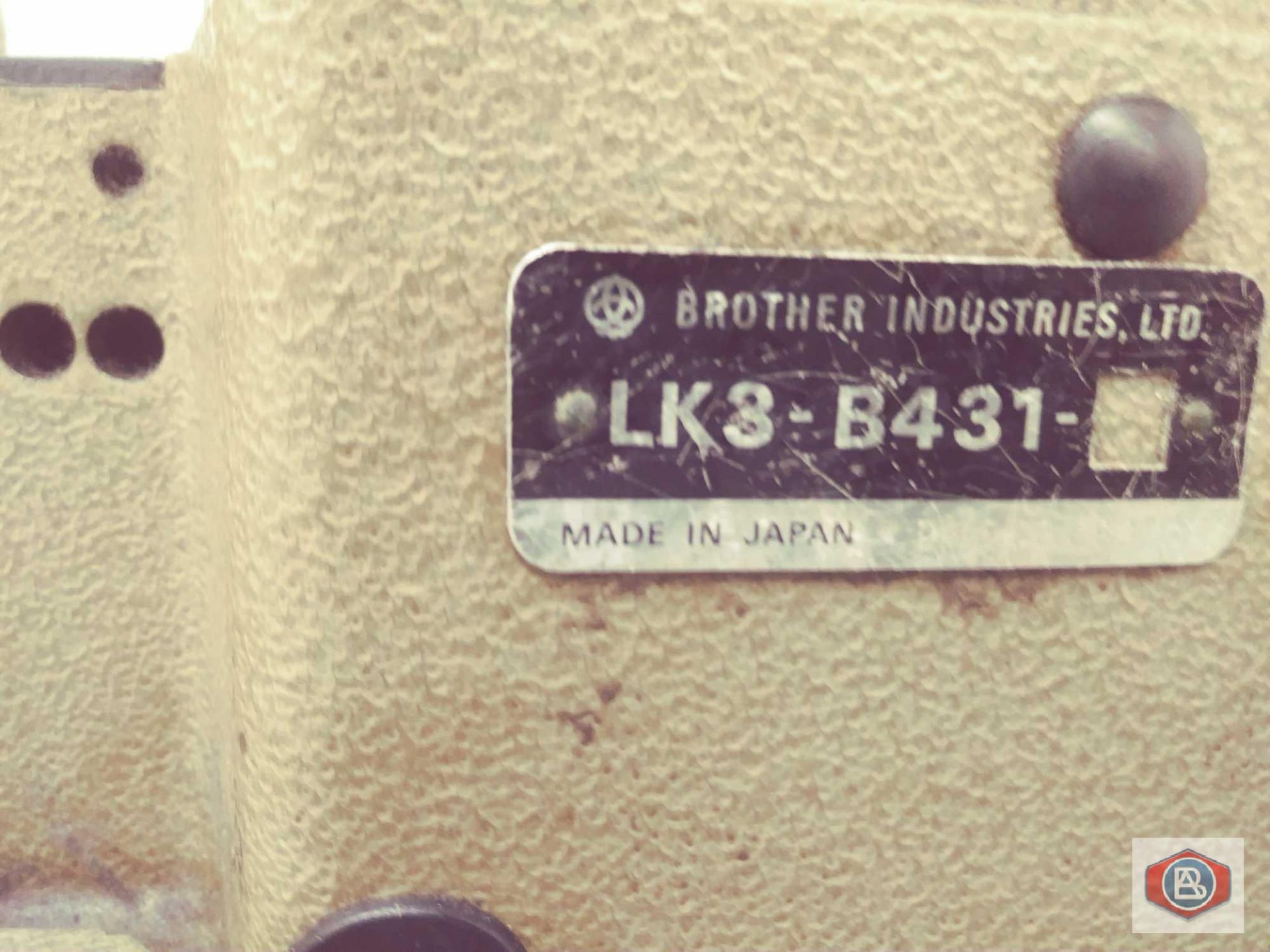 Brother Mod. LK3-B431 Bar Tacker (NEEDS REPAIR) - Image 7 of 8