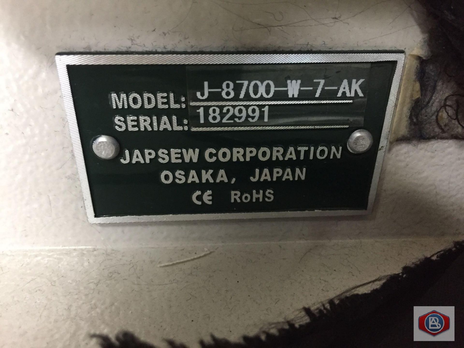 JAPSEW Mod. J-8700-W-7-AK Single Needle - Image 4 of 5