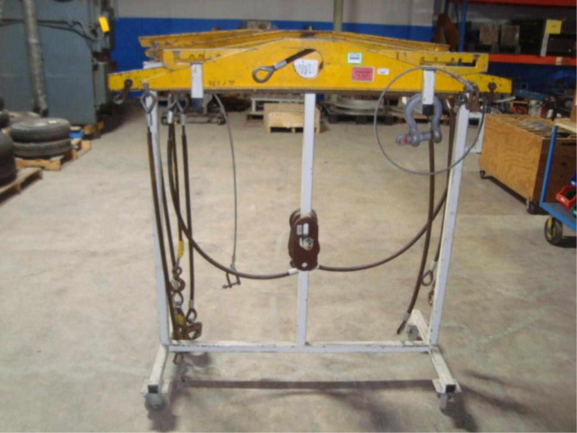 Mobile Material Sling Lift Supply Cart - Image 9 of 10