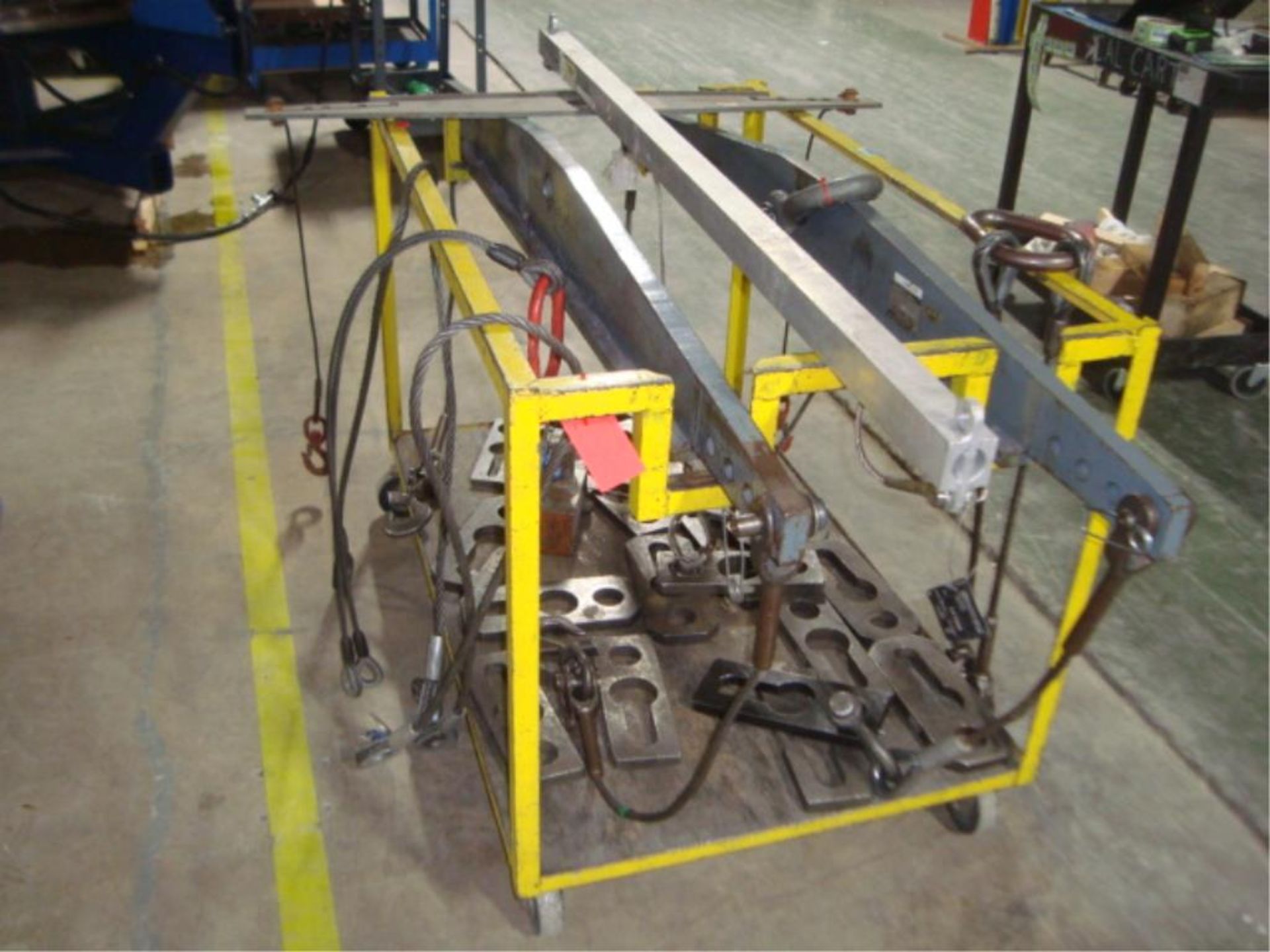 Tool Lift Bars & Mobile Cart With Fixtures - Image 2 of 7