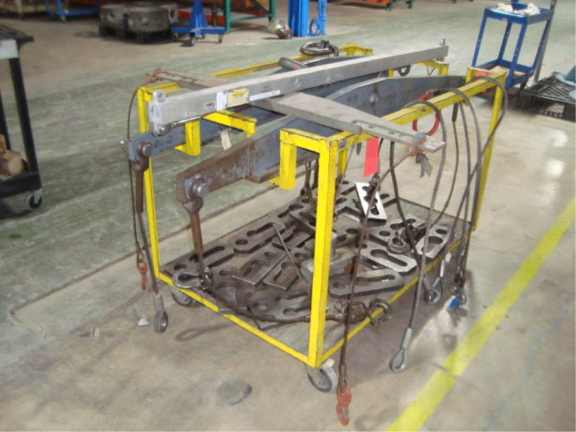 Tool Lift Bars & Mobile Cart With Fixtures - Image 6 of 7