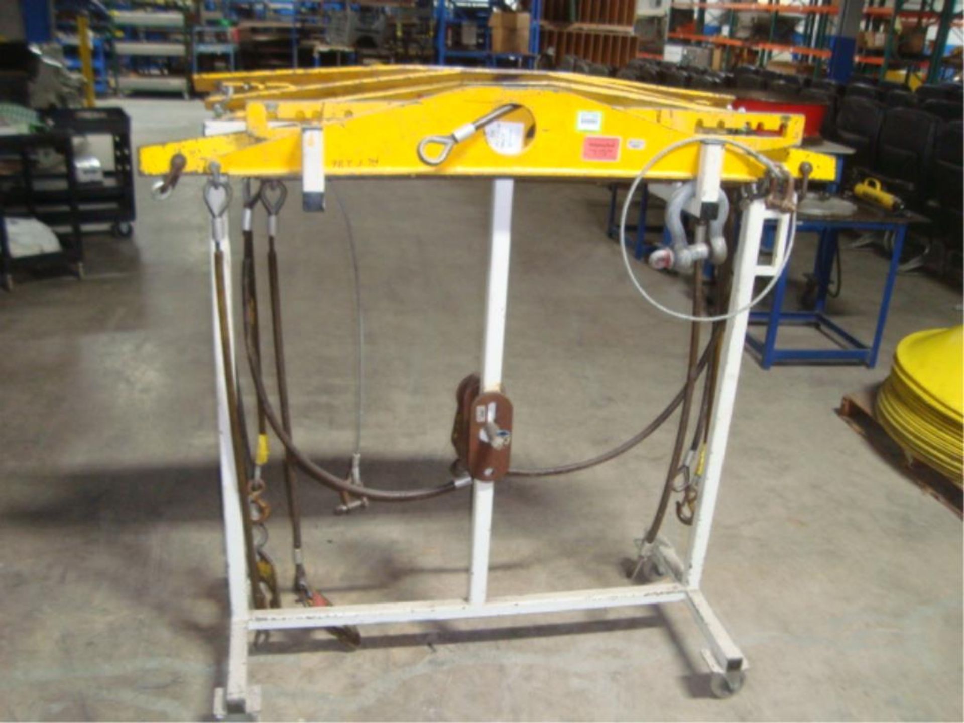 Mobile Material Sling Lift Supply Cart