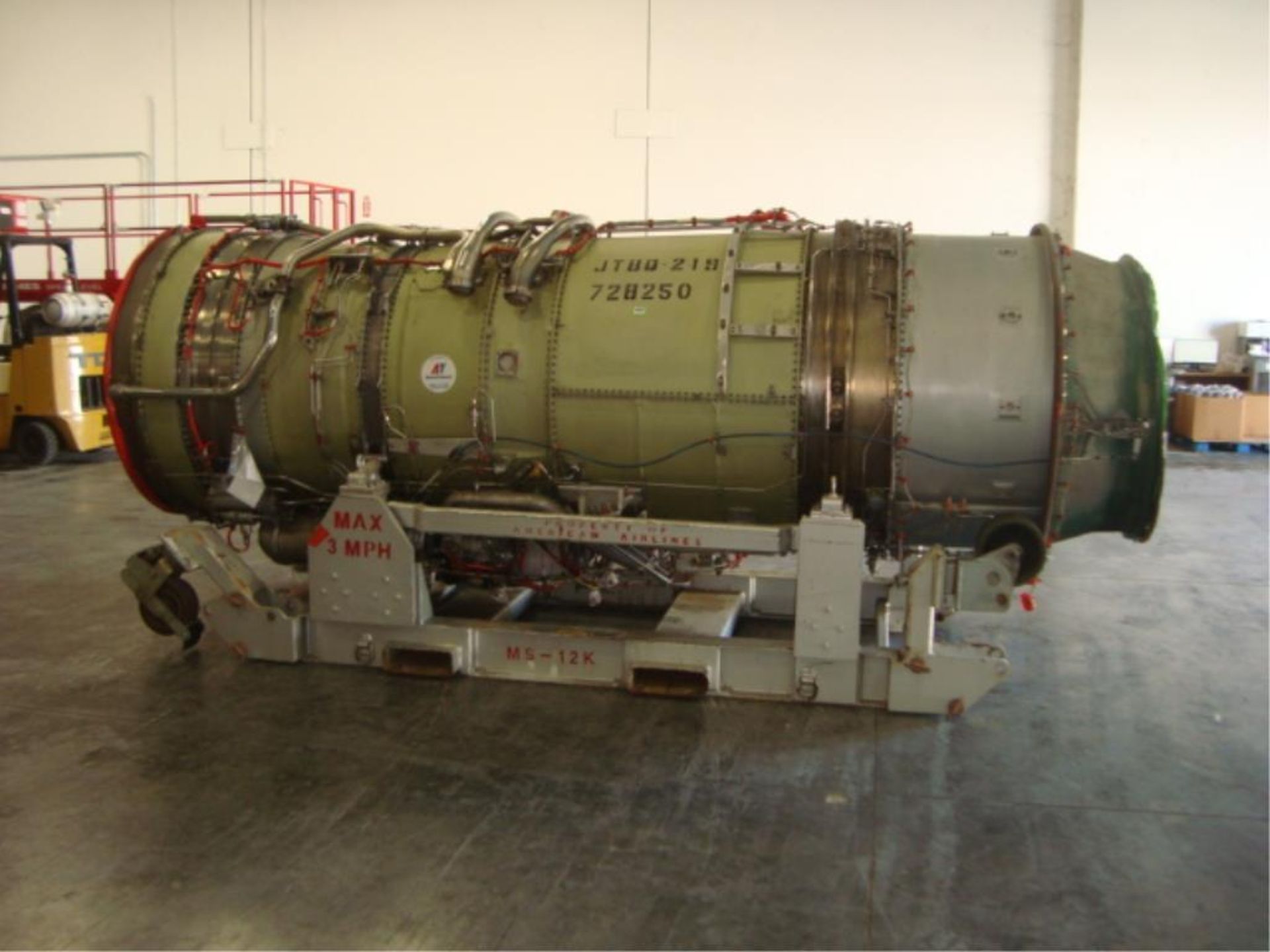 P & W JT8D-219 Jet Engine ESN# 728250