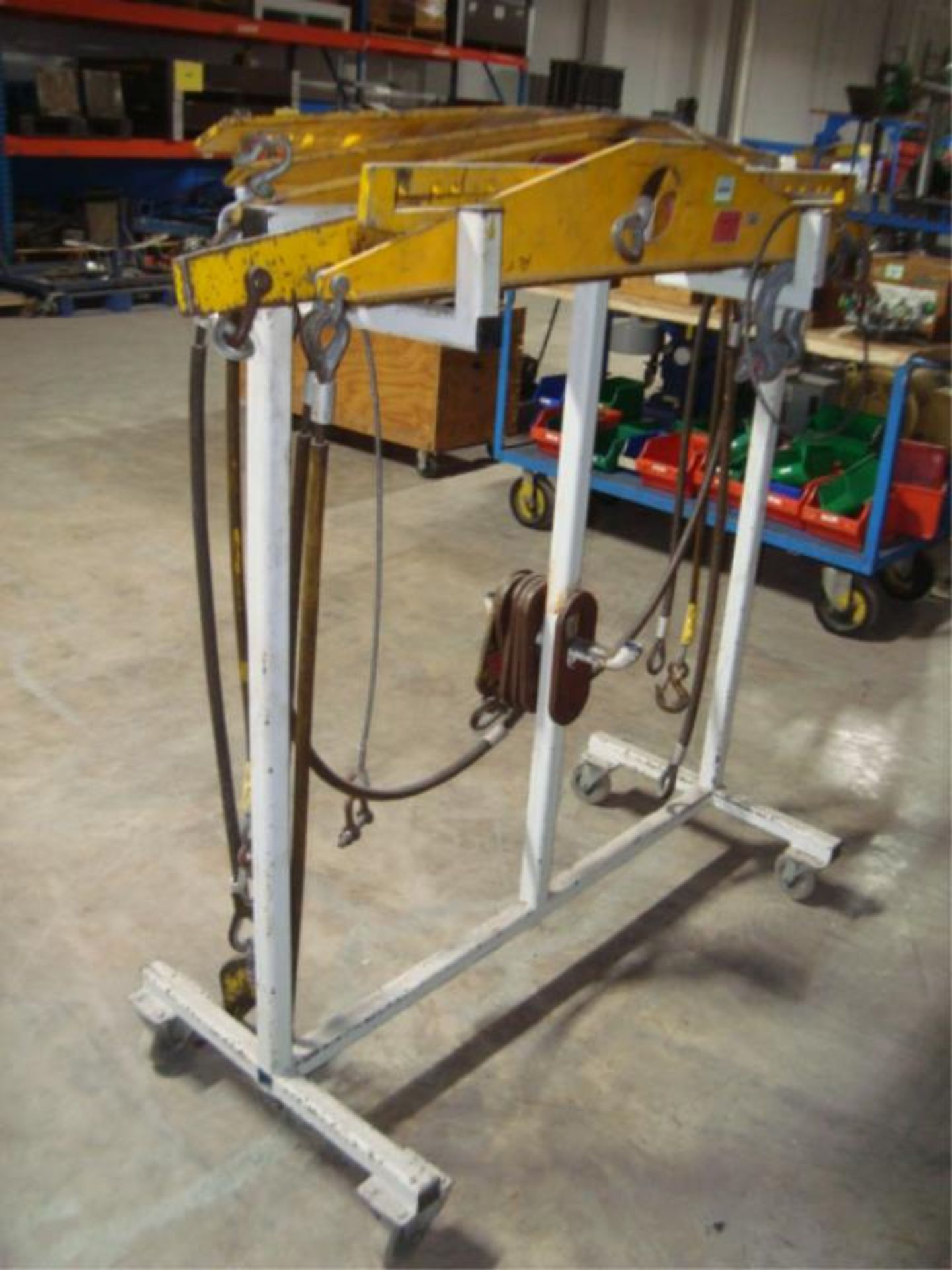 Mobile Material Sling Lift Supply Cart - Image 8 of 10