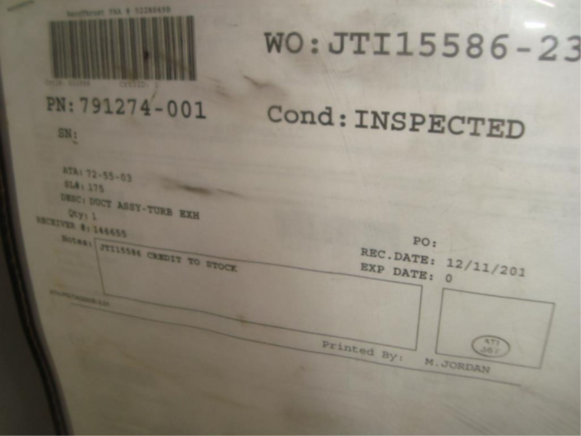 JT8D-219 Jet Engine Parts Inventory - Image 12 of 18