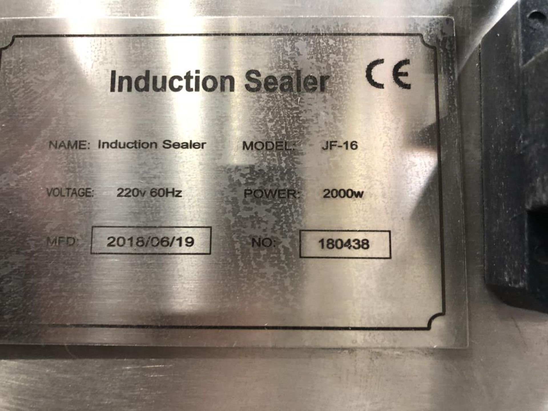 Induction Sealer Conveyor - Image 6 of 6